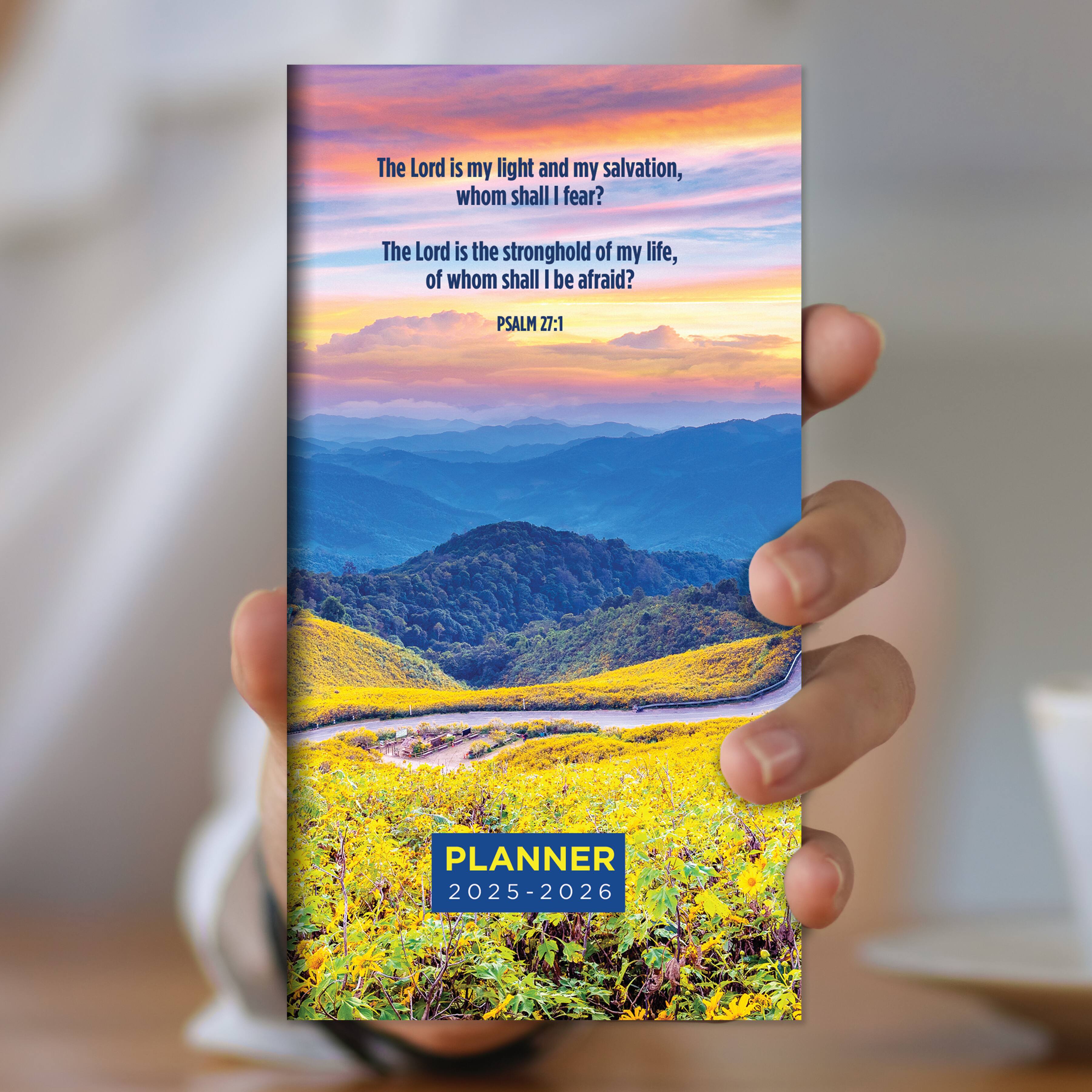 TF Publishing 2025 - 2026 Bible Verse Small Monthly Pocket Planner