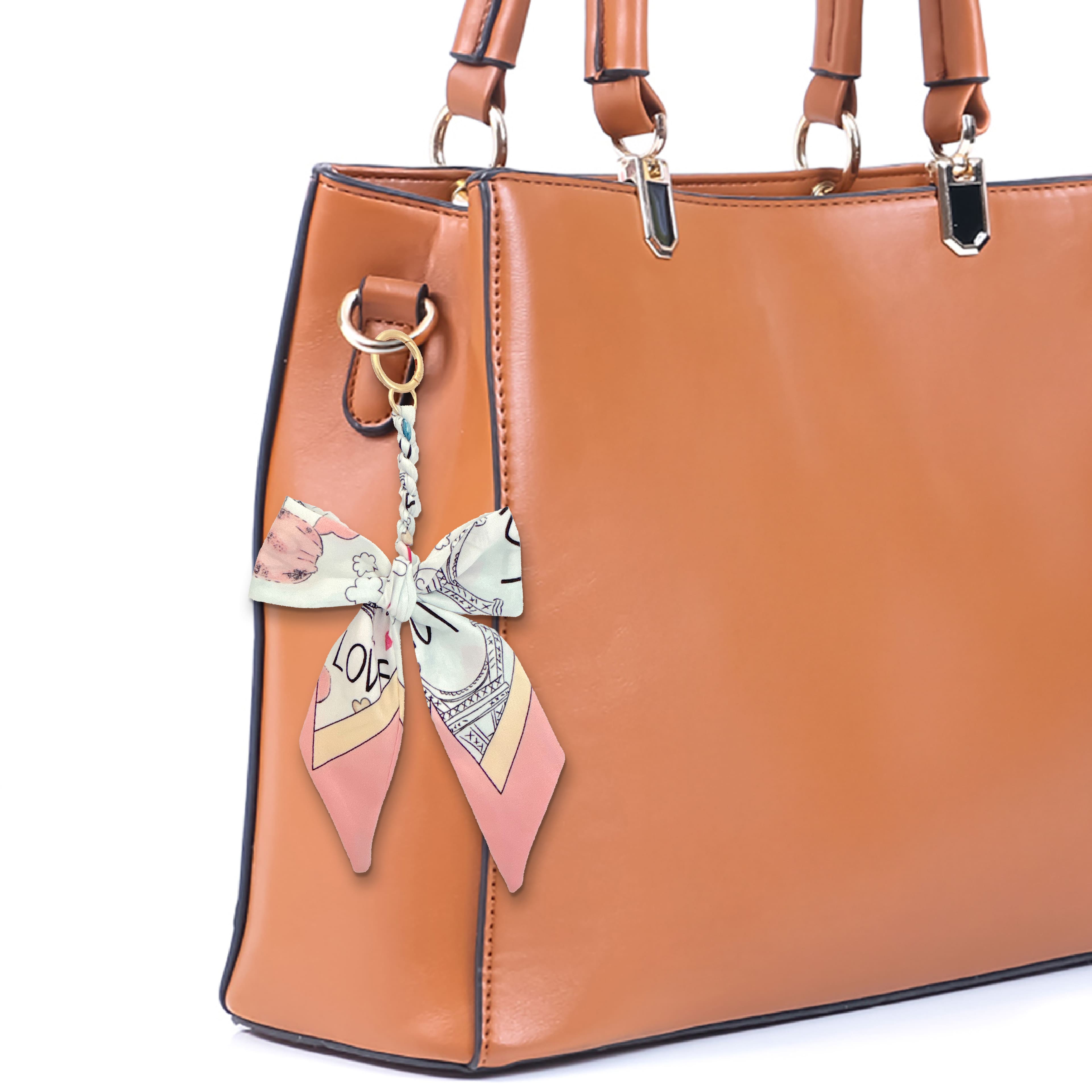 Blue Moon Studio&#x2122; Pink Paris Love Bow Bag Charm
