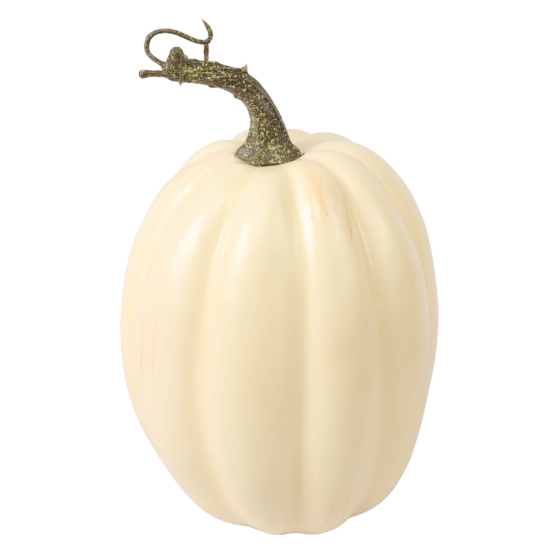 7.25&#x22; Tall Cream Decorative Pumpkin by Ashland&#xAE;