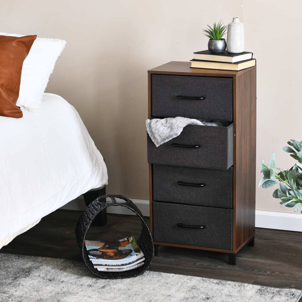 Household Essentials 33&#x22; 4-Drawer Dresser