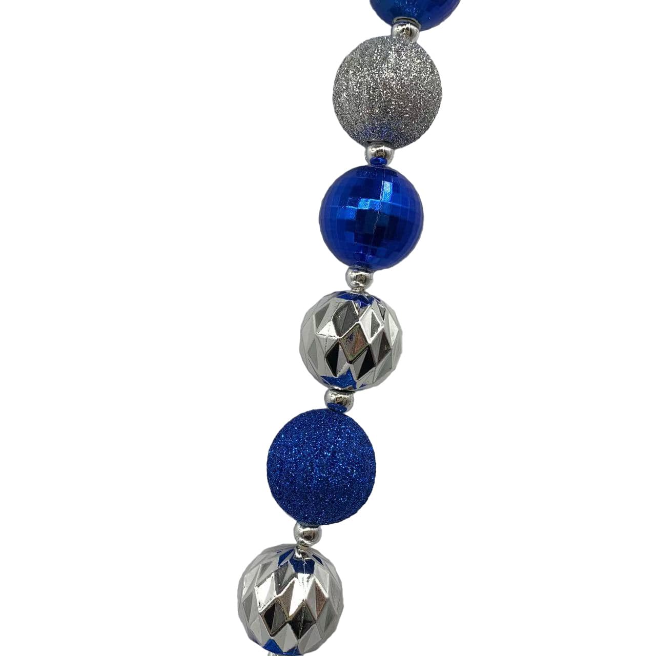 6ft. Blue &#x26; Silver Ball Garland by Ashland&#xAE;
