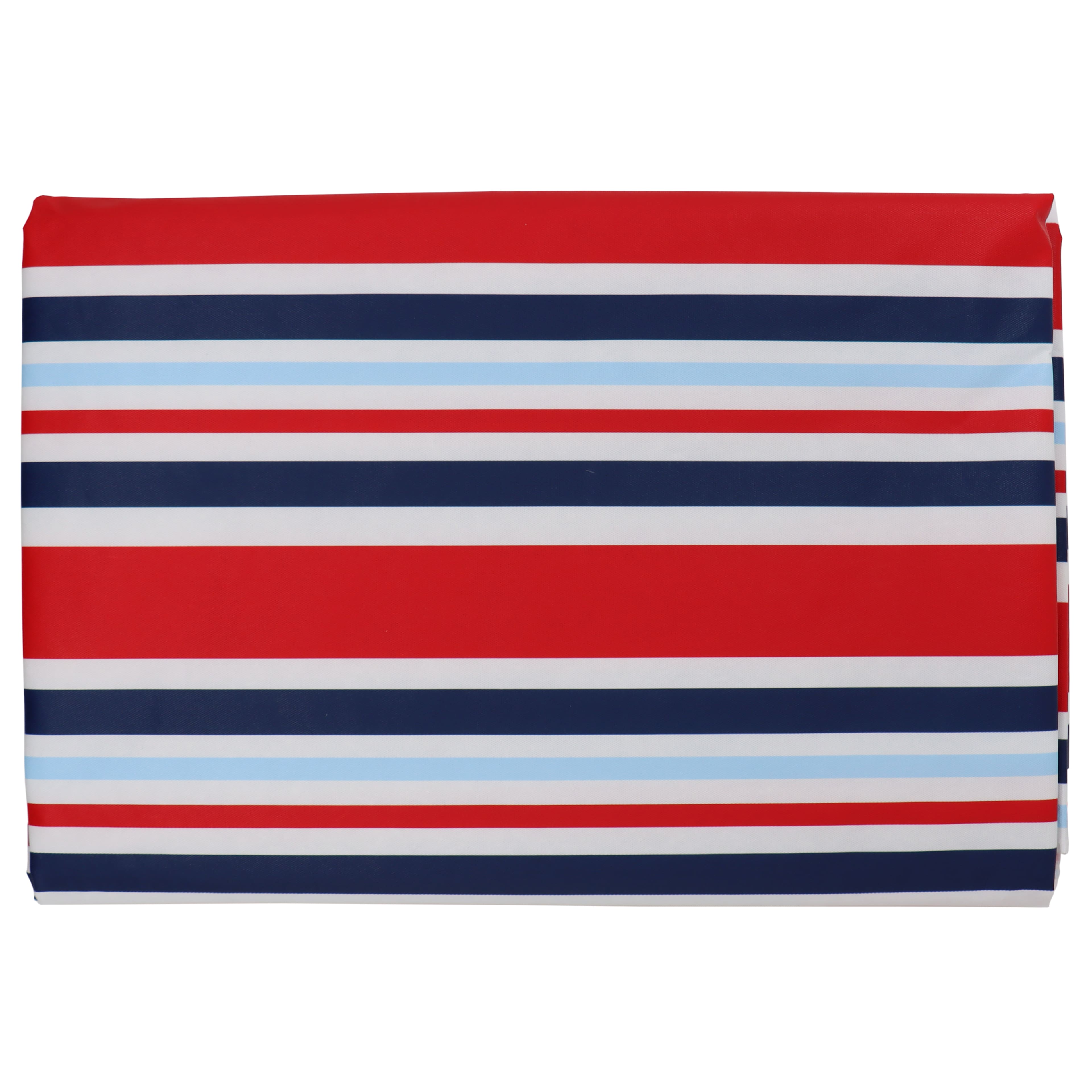 70" Red, White & Blue Stripes Table Cover by Celebrate It™