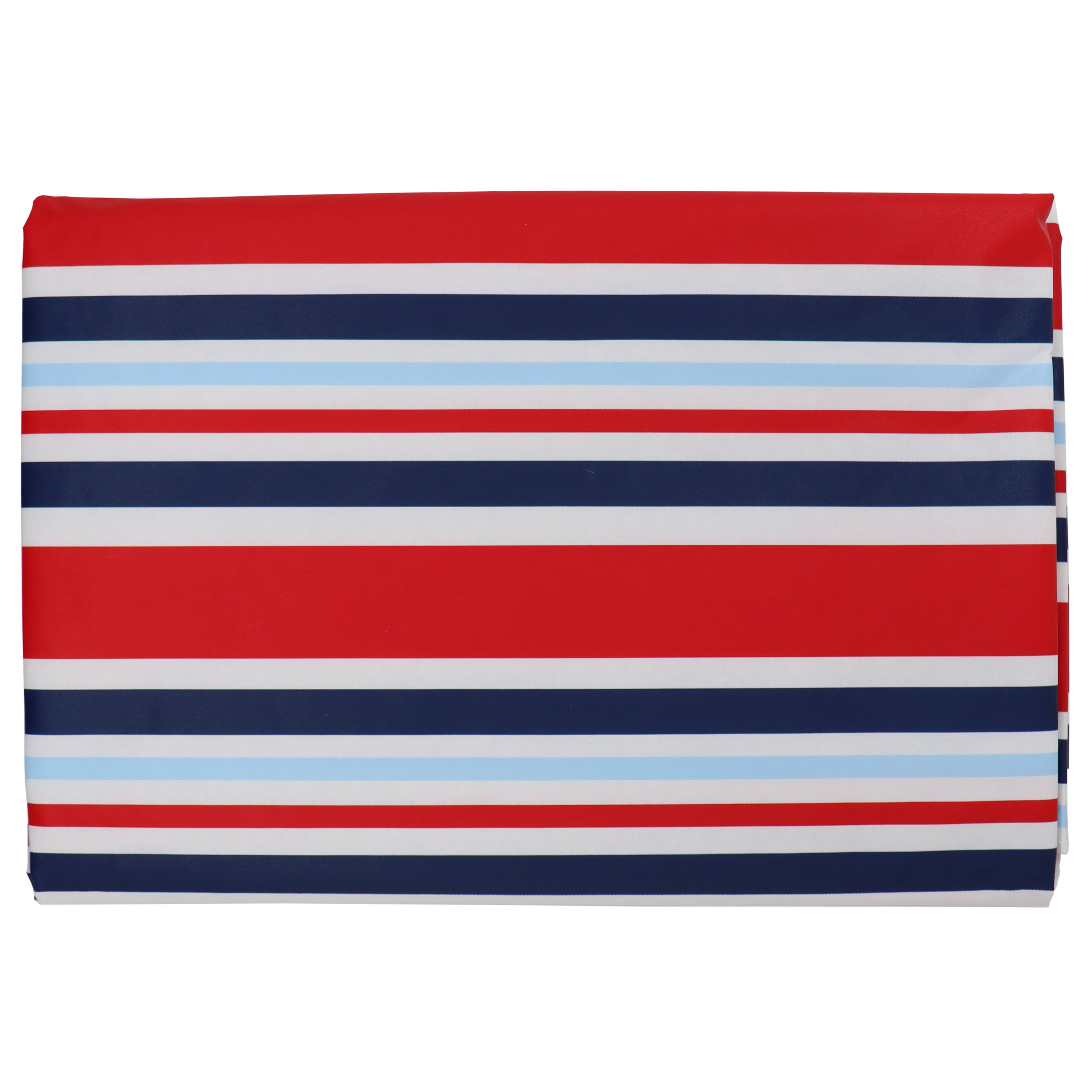 70" Red, White & Blue Stripes Table Cover by Celebrate It™