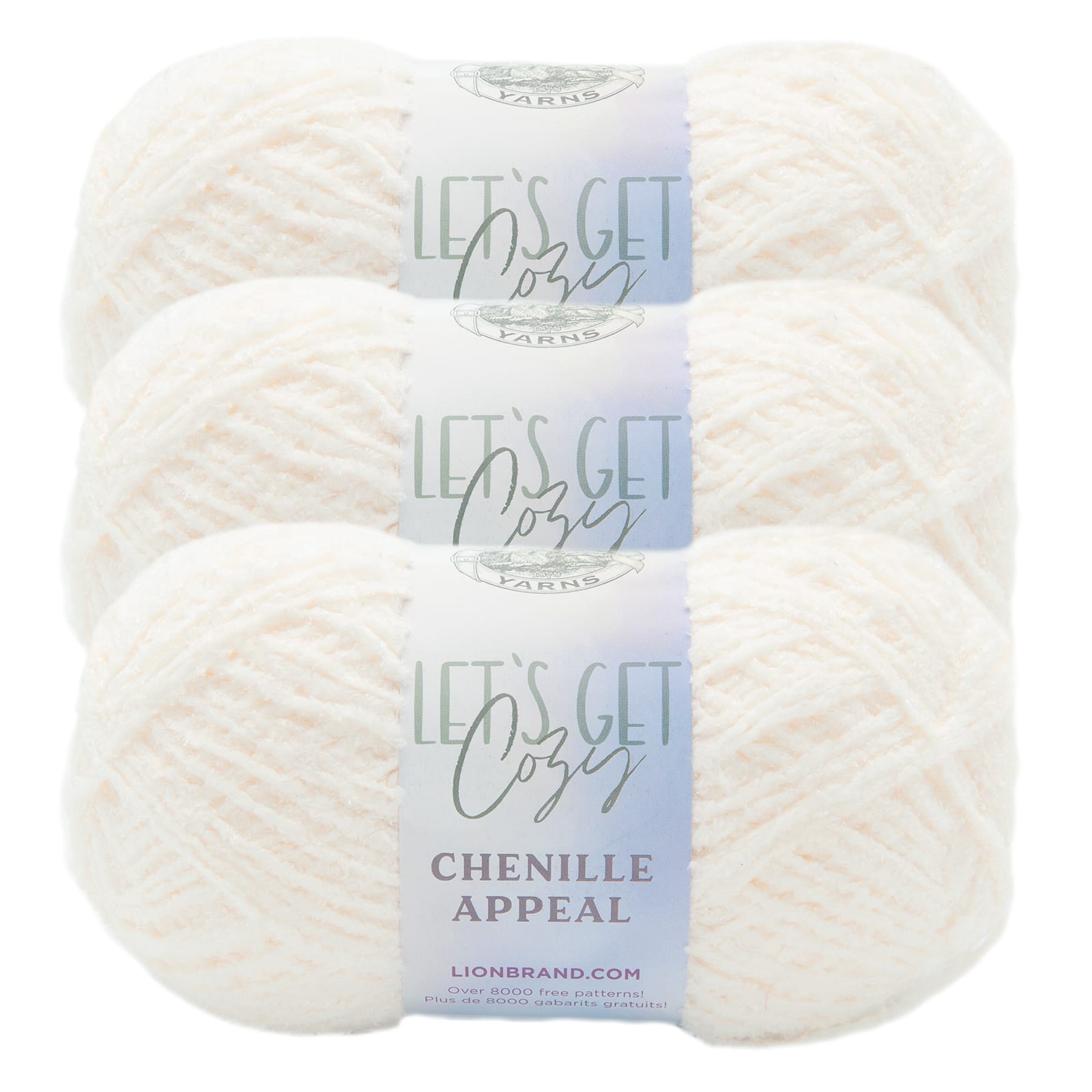 3 Pack Lion Brand&#xAE; Chenille Appeal Yarn