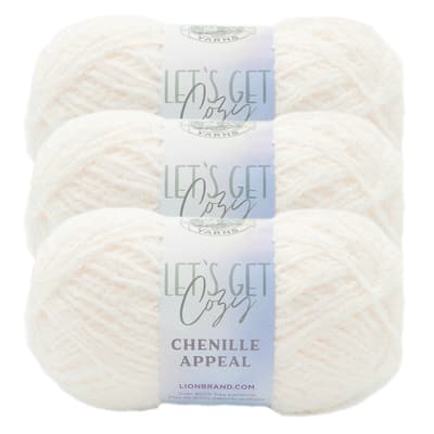 3 Pack Lion Brand® Chenille Appeal Yarn | Michaels