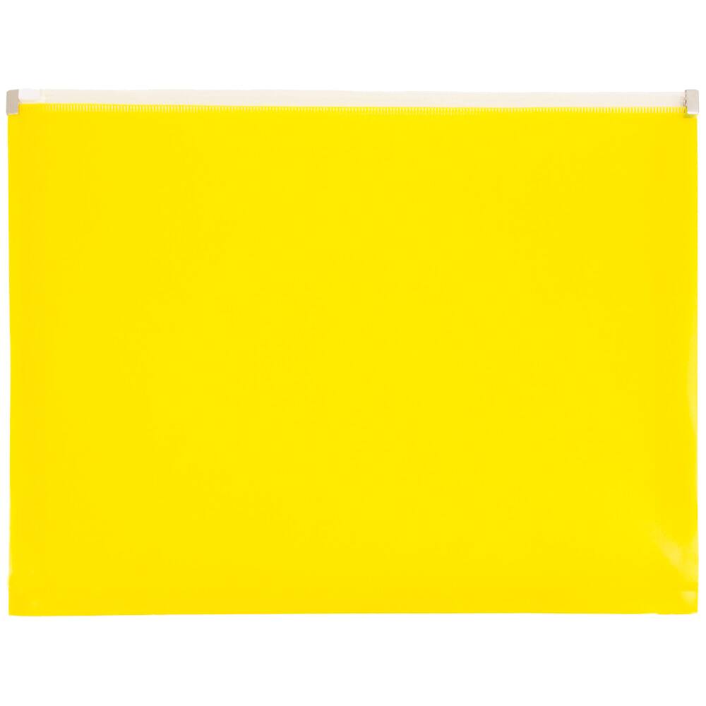 JAM Paper 9.75" x 13" Zip Closure Letter Booklet Plastic Envelopes, 12ct.