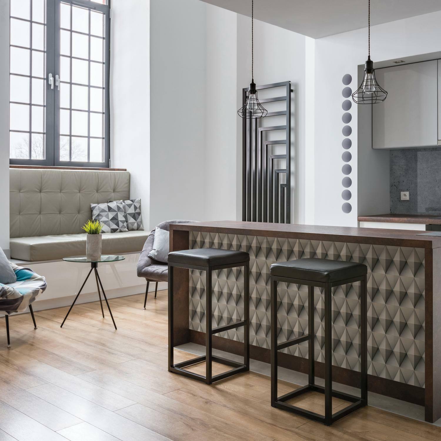 RoomMates Paragon Geometric Peel &#x26; Stick Wallpaper