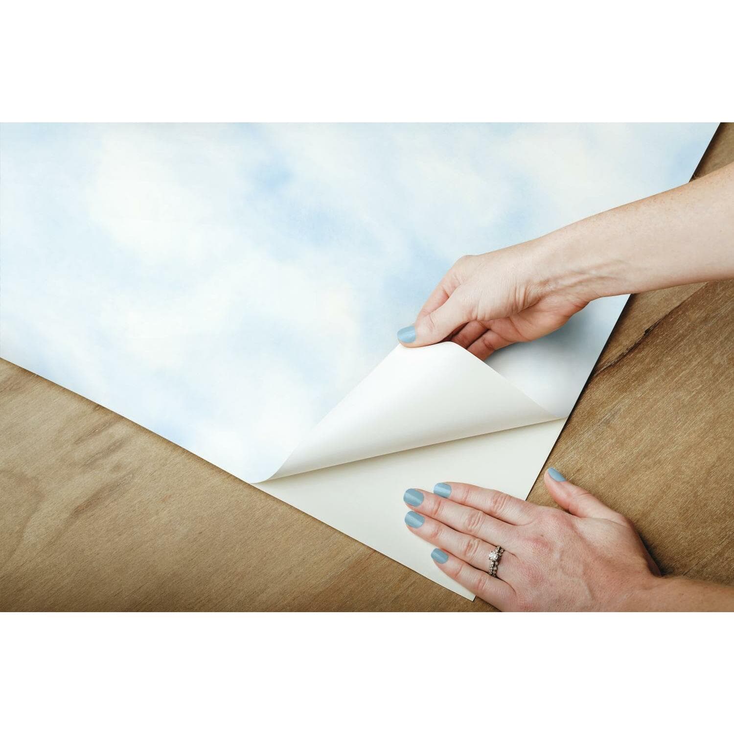 RoomMates Cloud Peel &#x26; Stick Wallpaper
