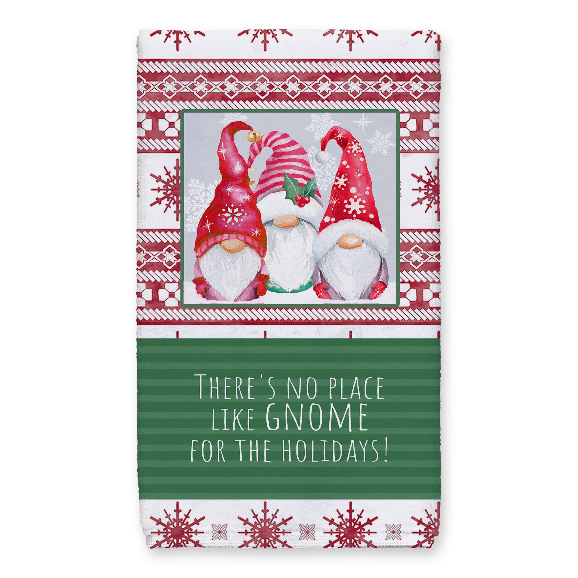 No Place Like Gnome Tea Towels - Set of 2