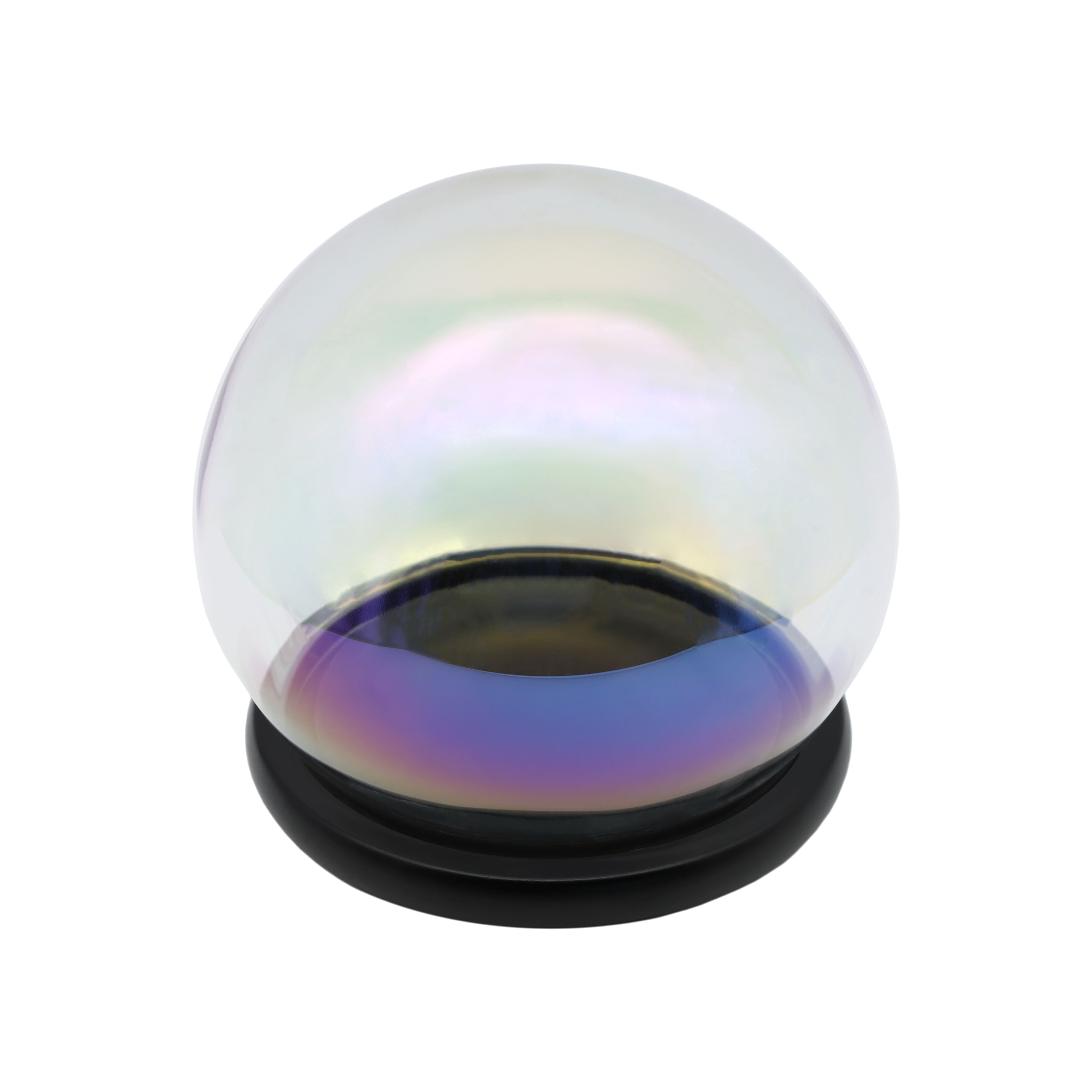 7&#x22; Iridescent Crystal Ball Cloche by Ashland&#xAE;
