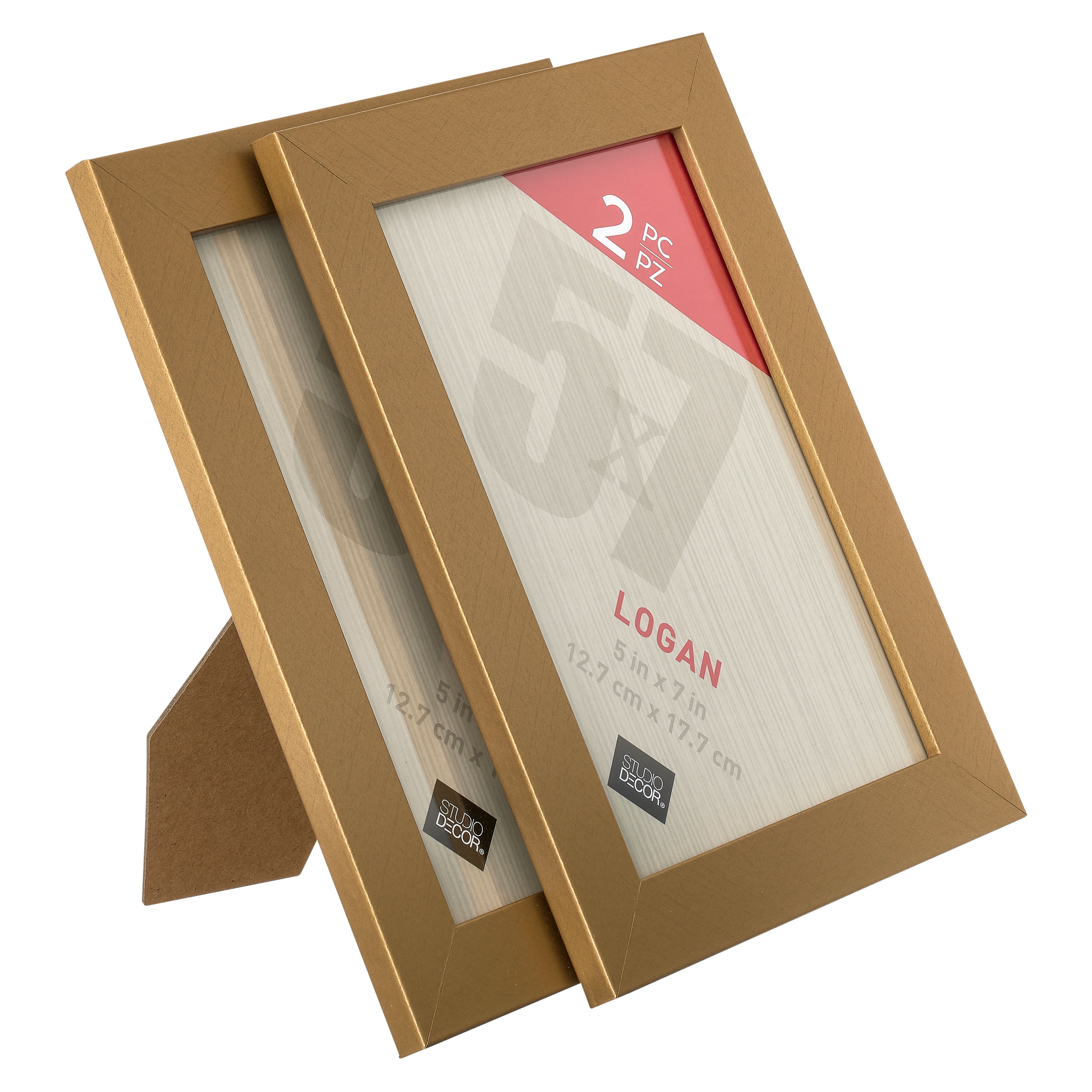 12 Packs: 2 ct. (24 total) Gold Tabletop Frames, Logan by Studio Décor®
