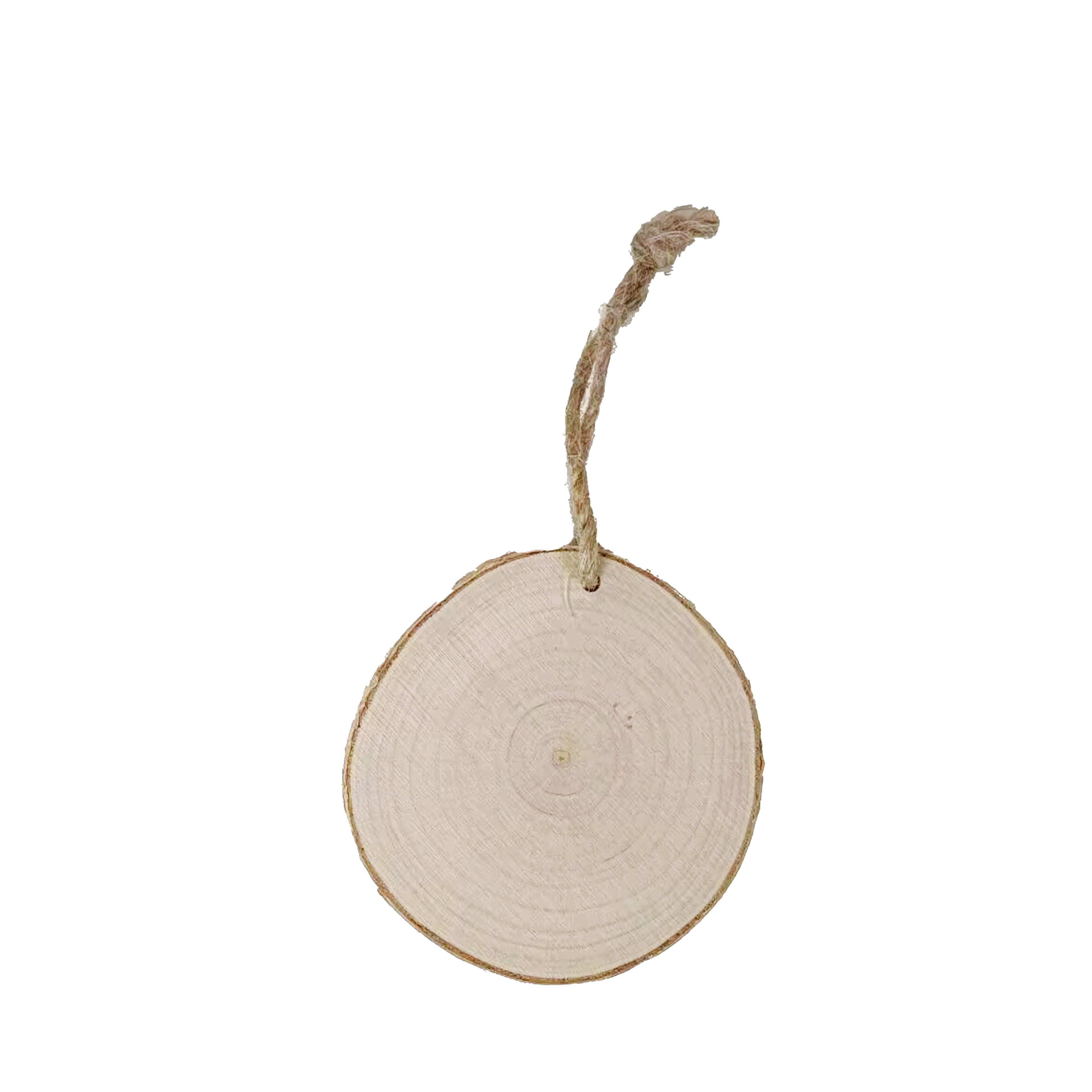 4&#x22; Rustic Round DIY Birchwood Ornaments, 5ct. by Ashland&#xAE;