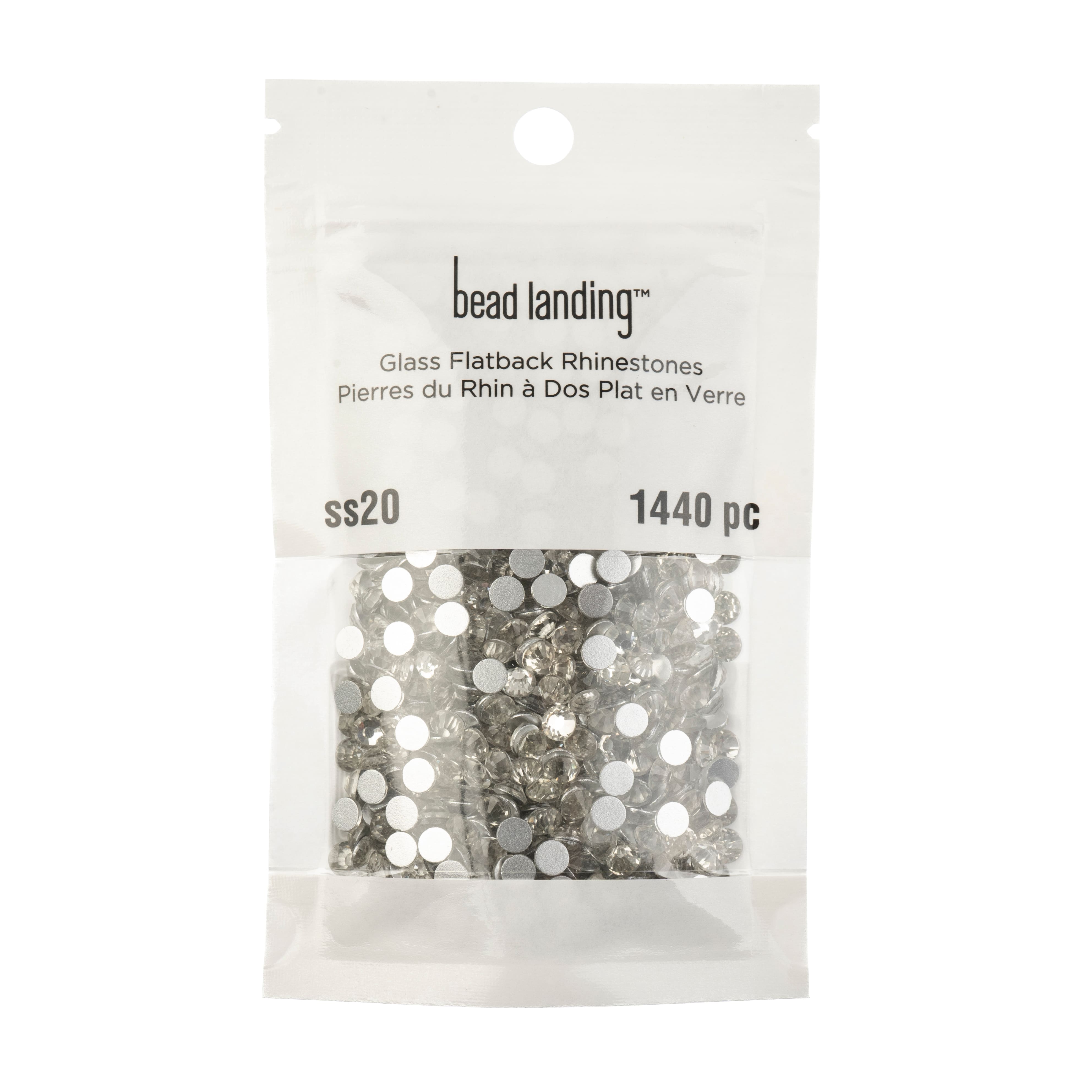 12 Pack: SS20 Glass Flatback Rhinestones by Bead Landing™