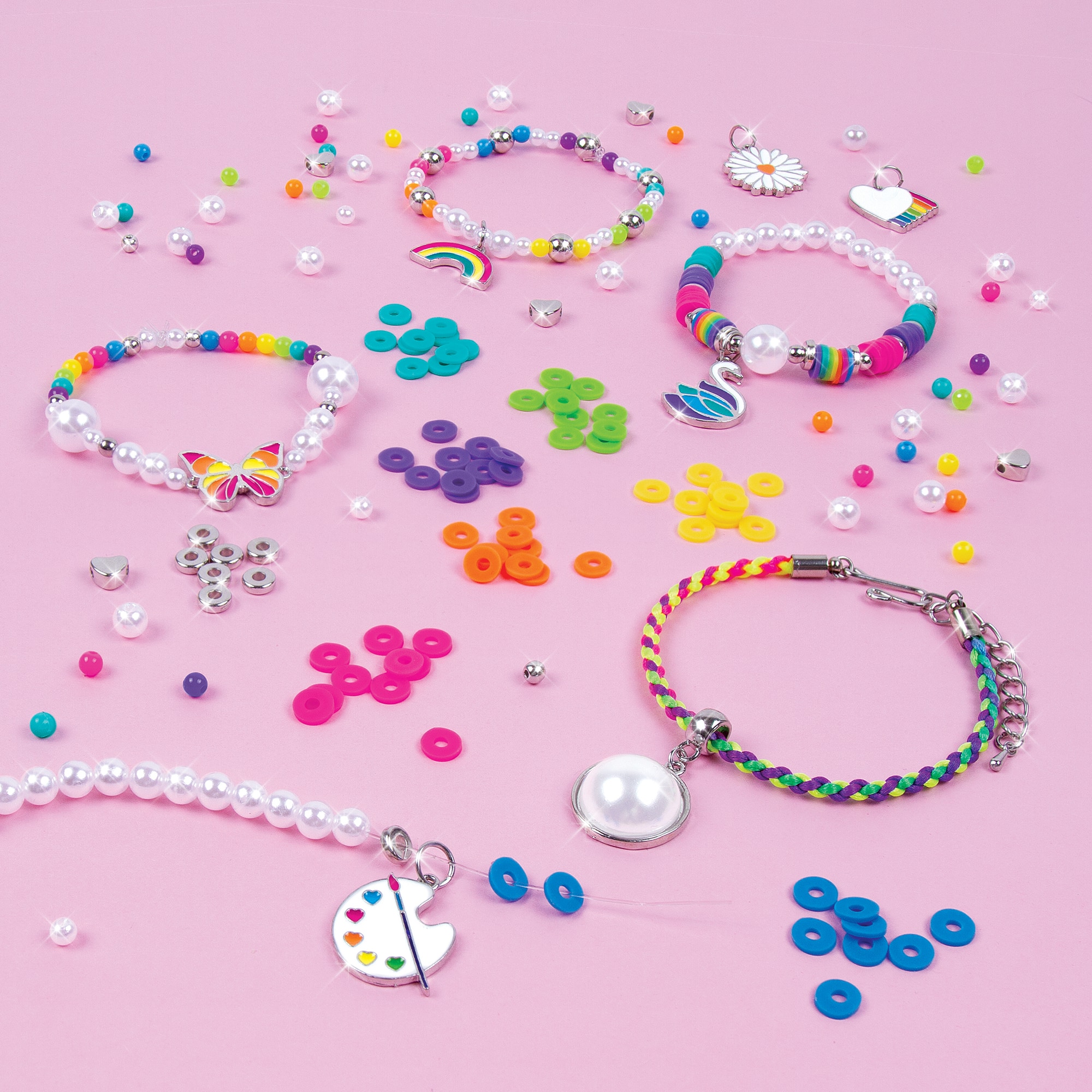 Make It Real&#x2122; Rainbows &#x26; Pearls DIY Jewelry Kit