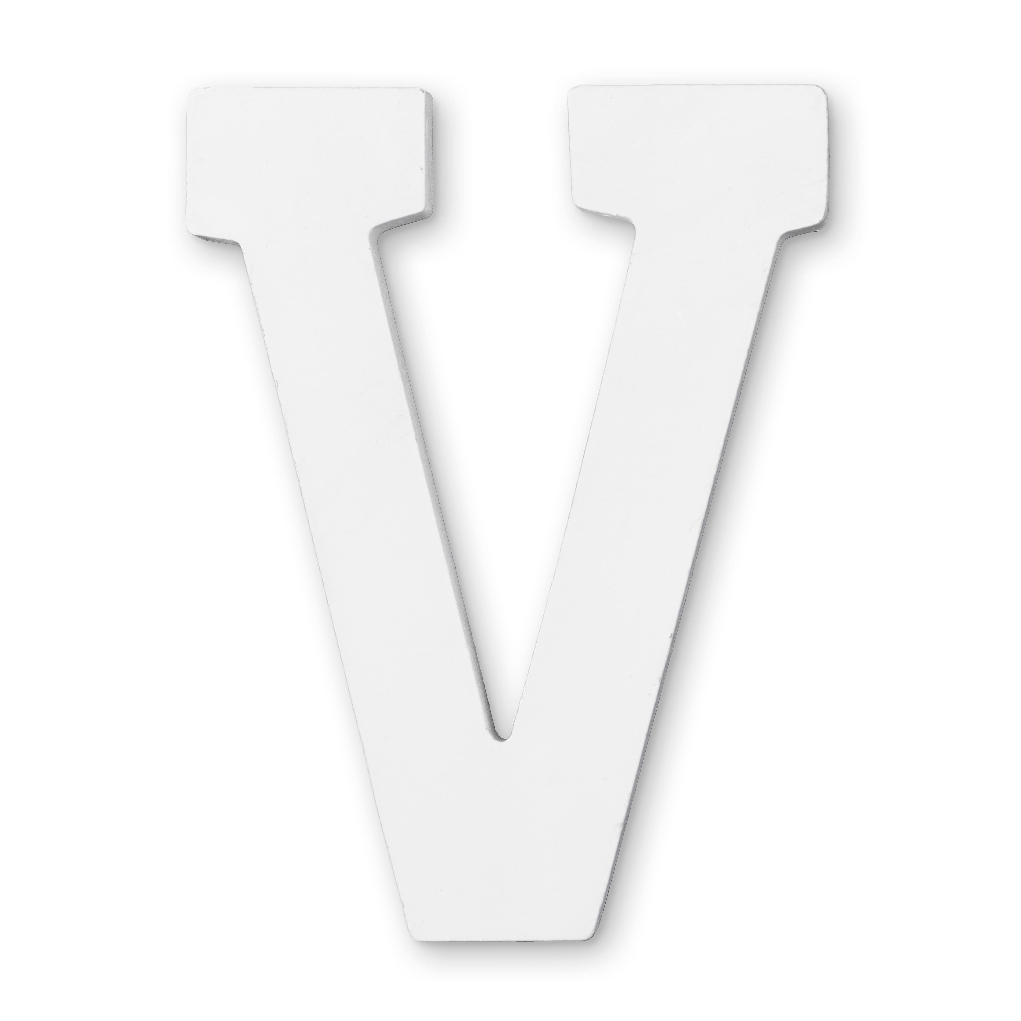 12 Pack: 4.75" White Wood Letter by Make Market®