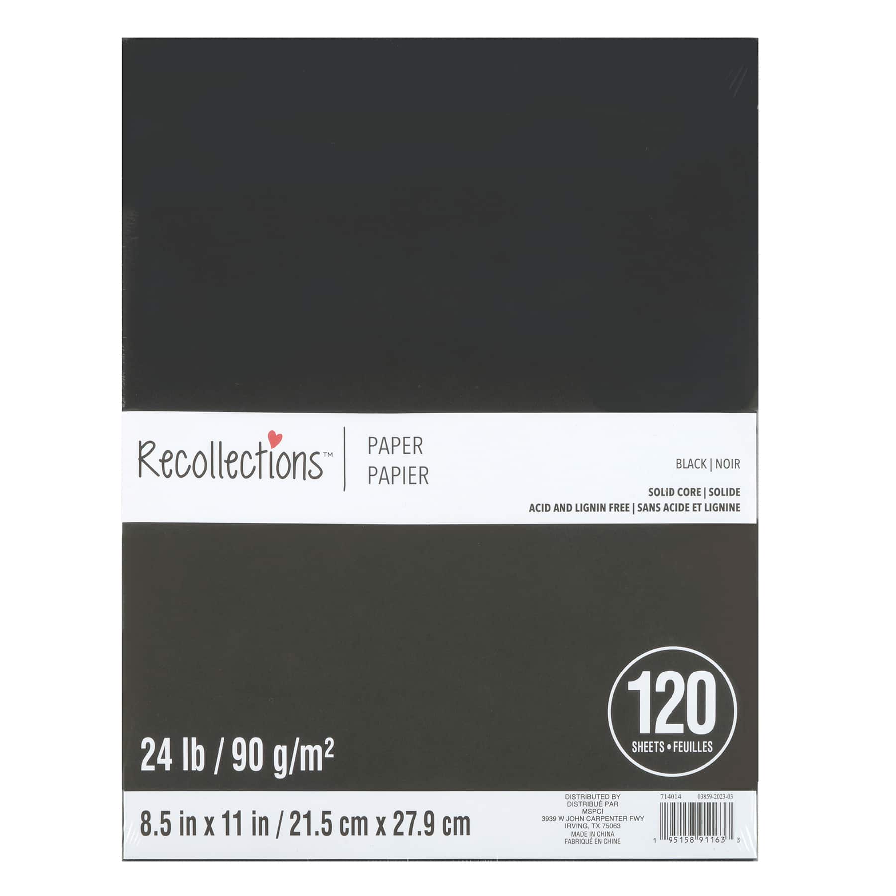 8 Packs: 120 ct. (960 total) 8.5" x 11" 24lb. Solid Core Paper by Recollections™