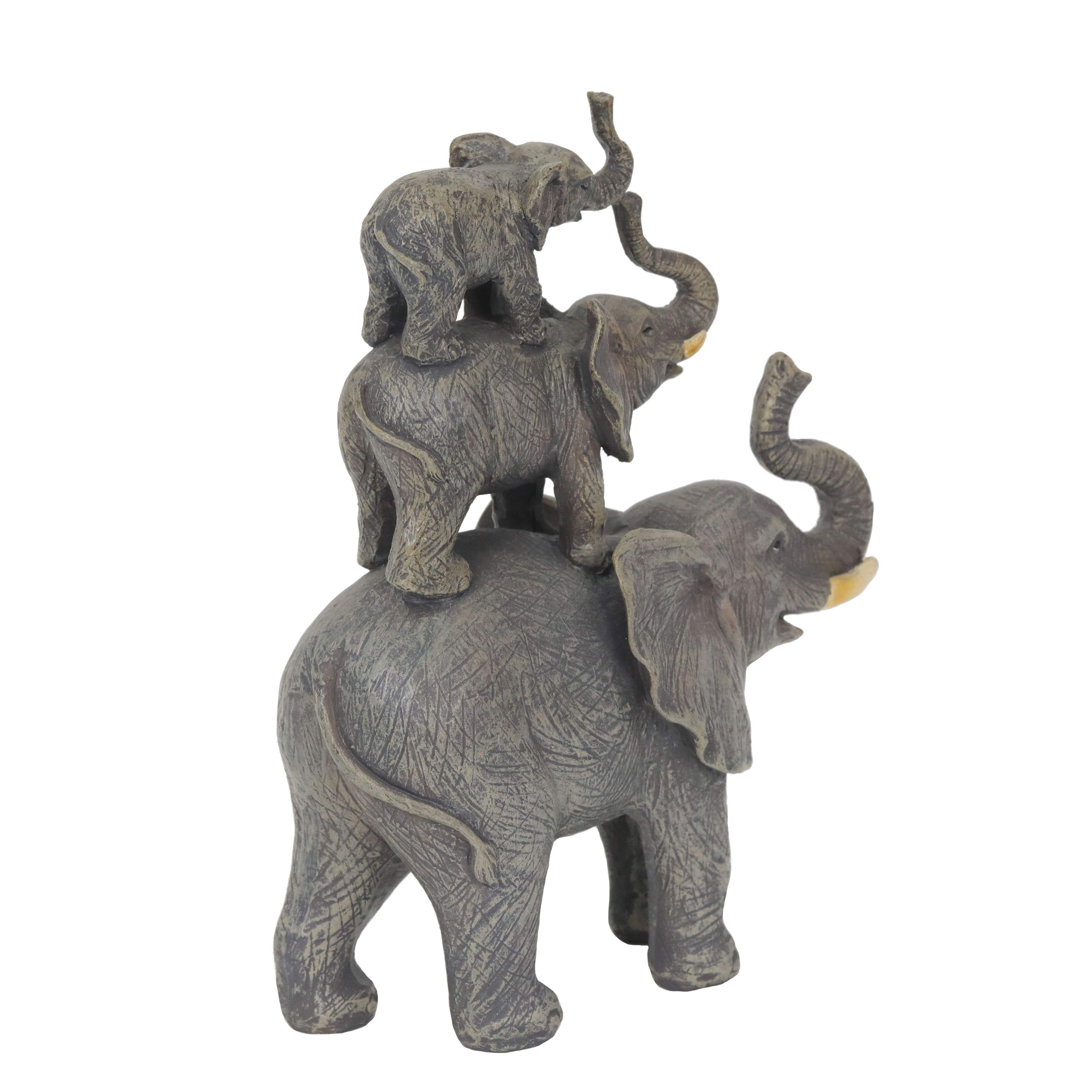 7.75" Stacked Elephant Tabletop Décor by Ashland®