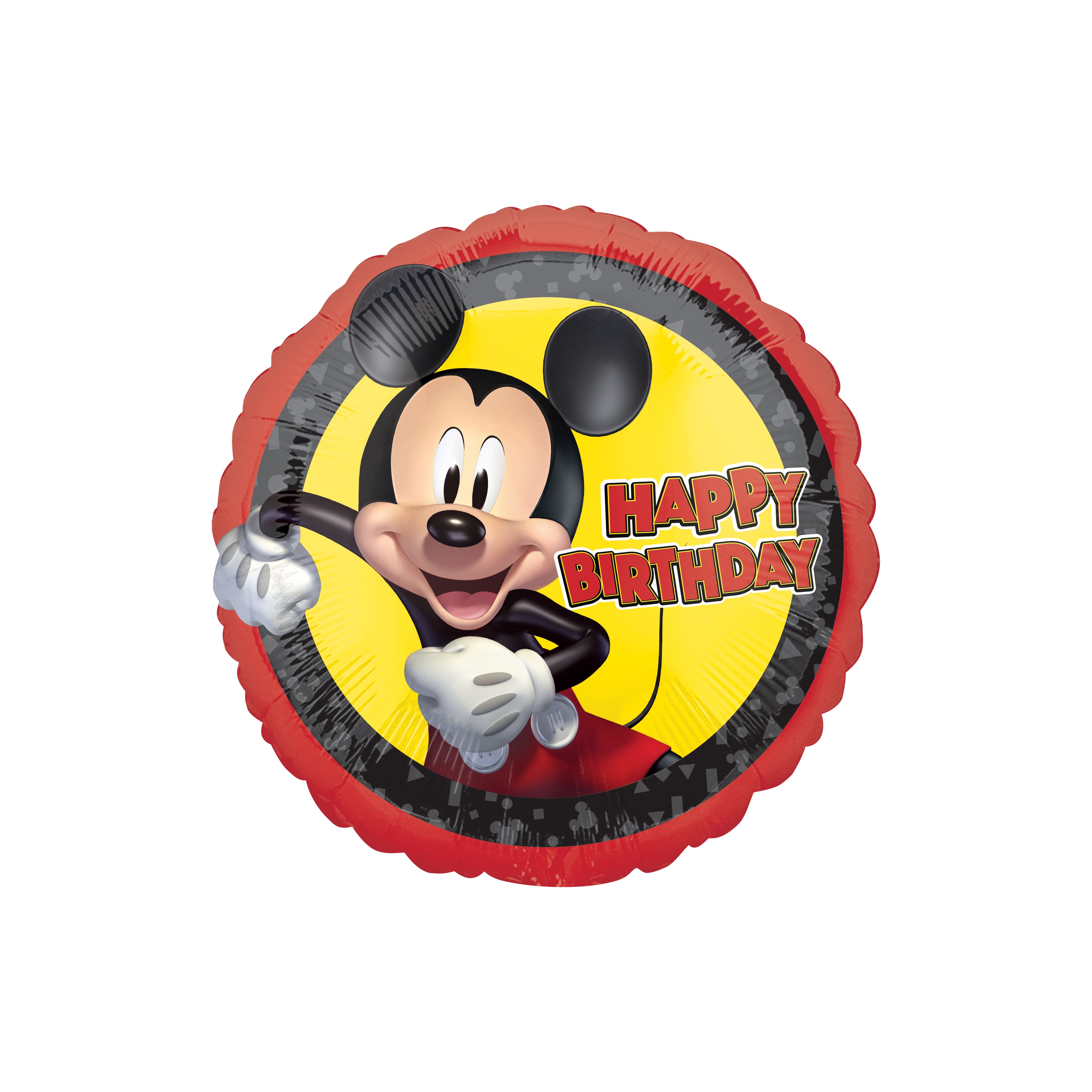 17" Mickey Mouse Happy Birthday Foil Balloon