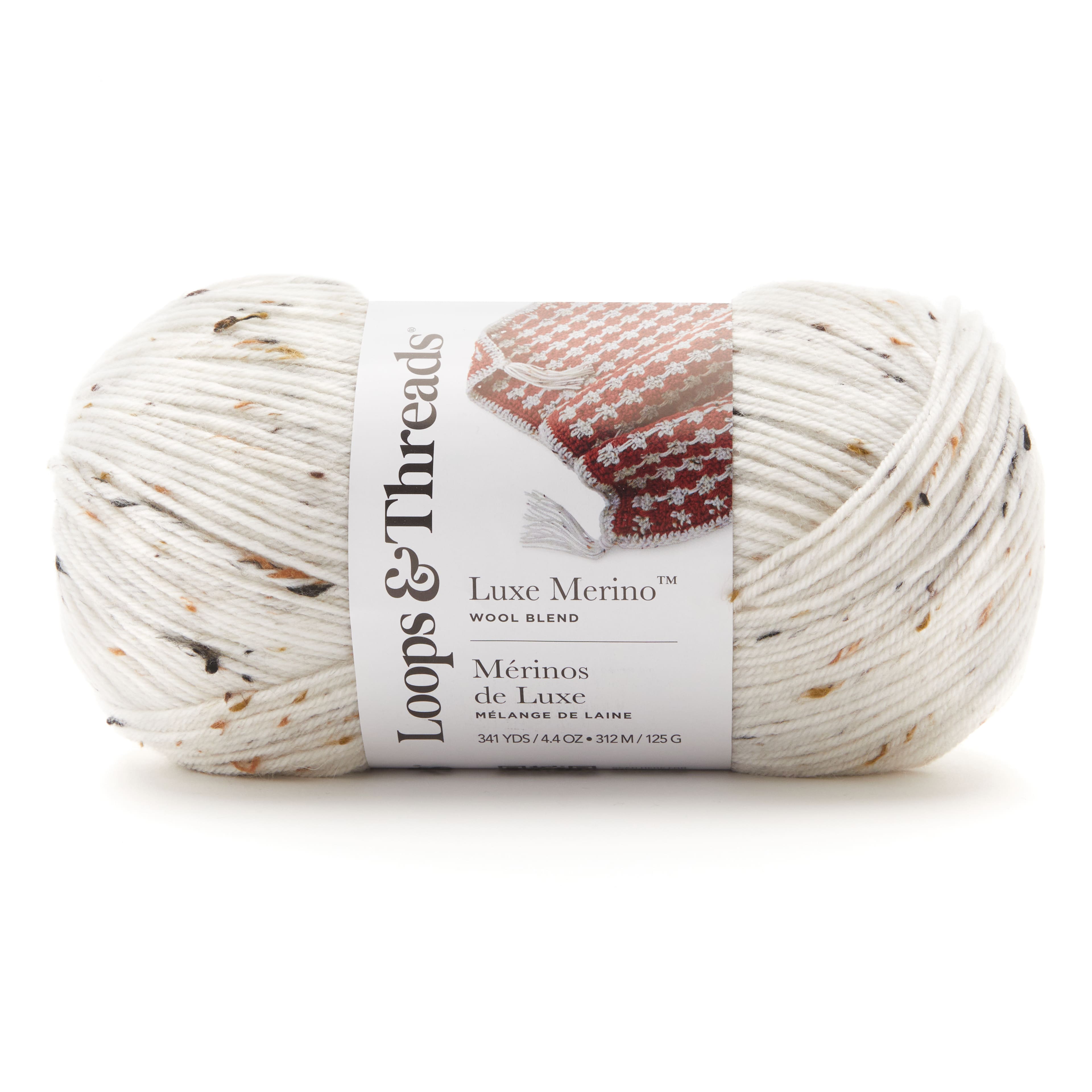 Luxe Merino™ Tweed Yarn by Loops & Threads®