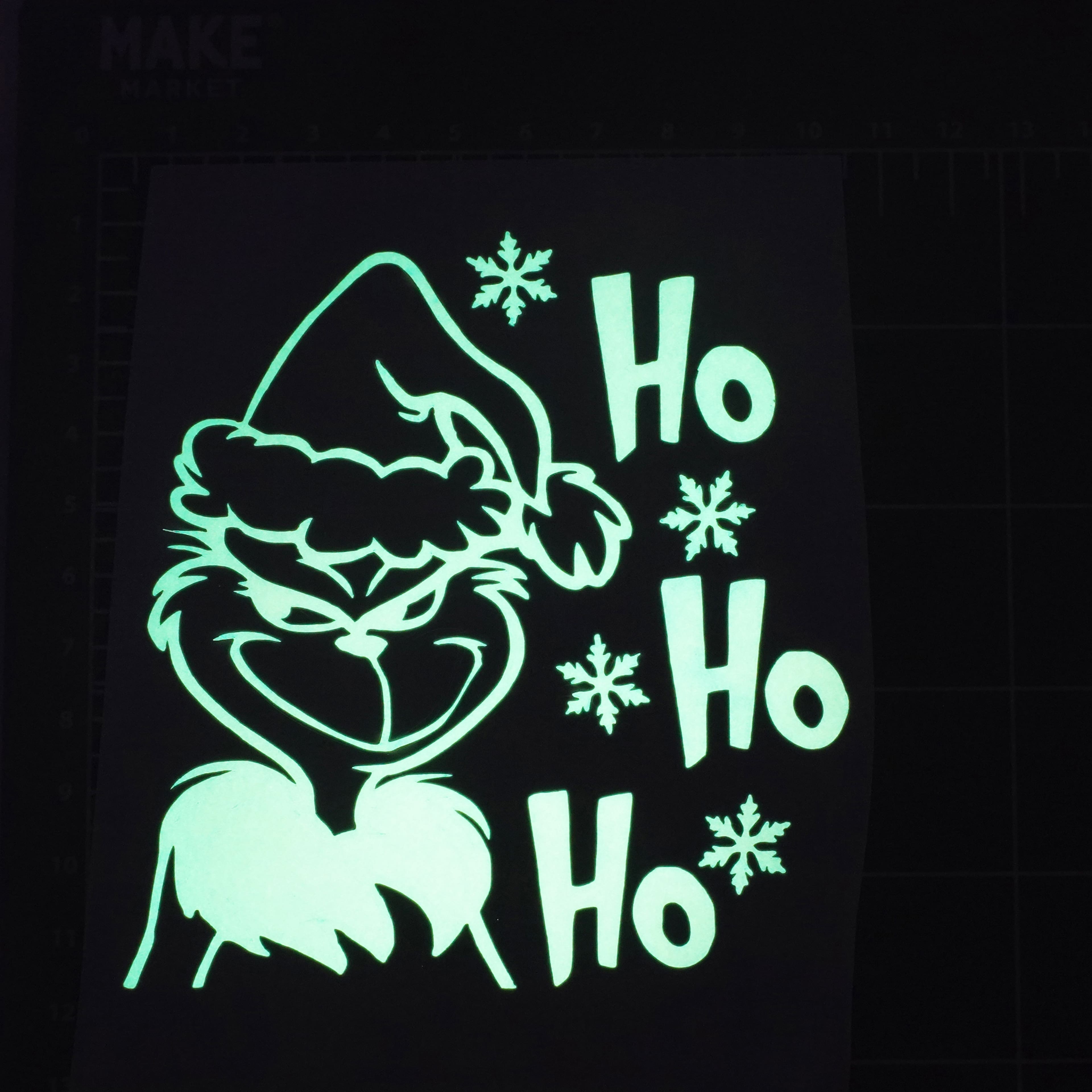 Holographic Glow-in-the-Dark Permanent Vinyl by Make Market&#xAE;