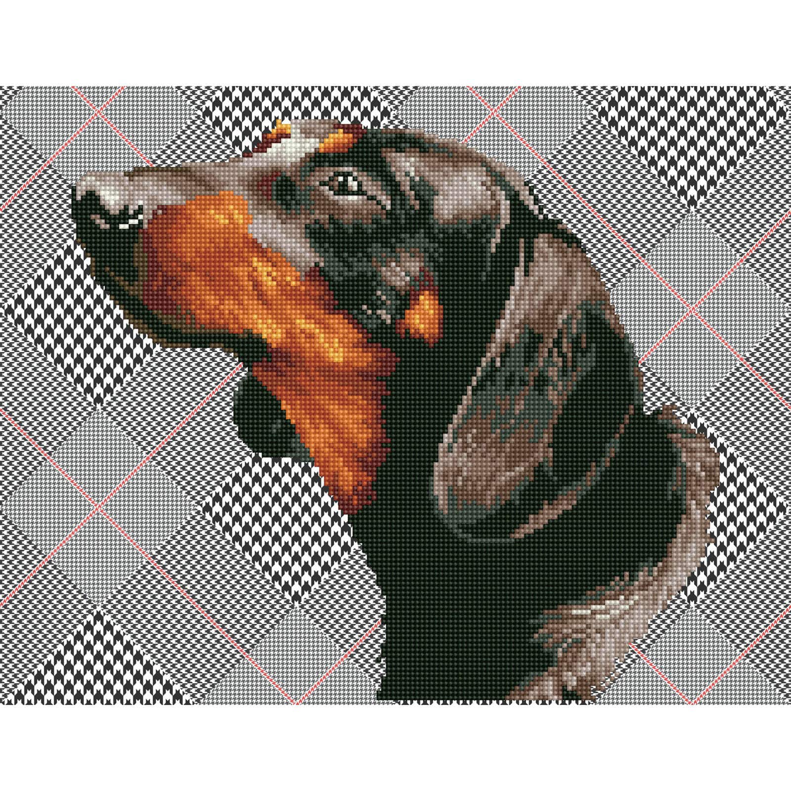 Diamond Dotz® Intermediate Noble Dachsie Diamond Painting Kit
