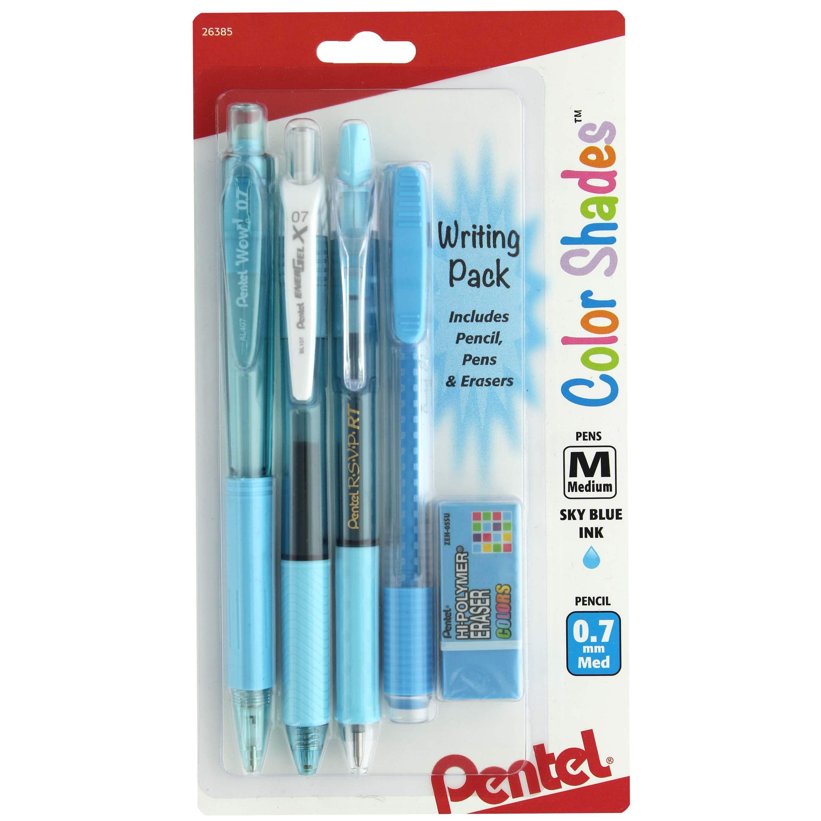 Pentel Color Shades Writing ct in Sky Blue | 4 x 7.58