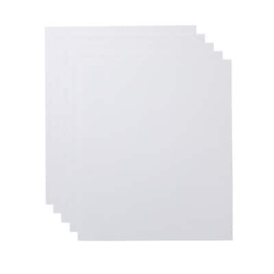 Precut Butcher Paper Sheets for Sublimation & Heat Press Crafts (Large, 6  in x 3 in), White, Uncoated 