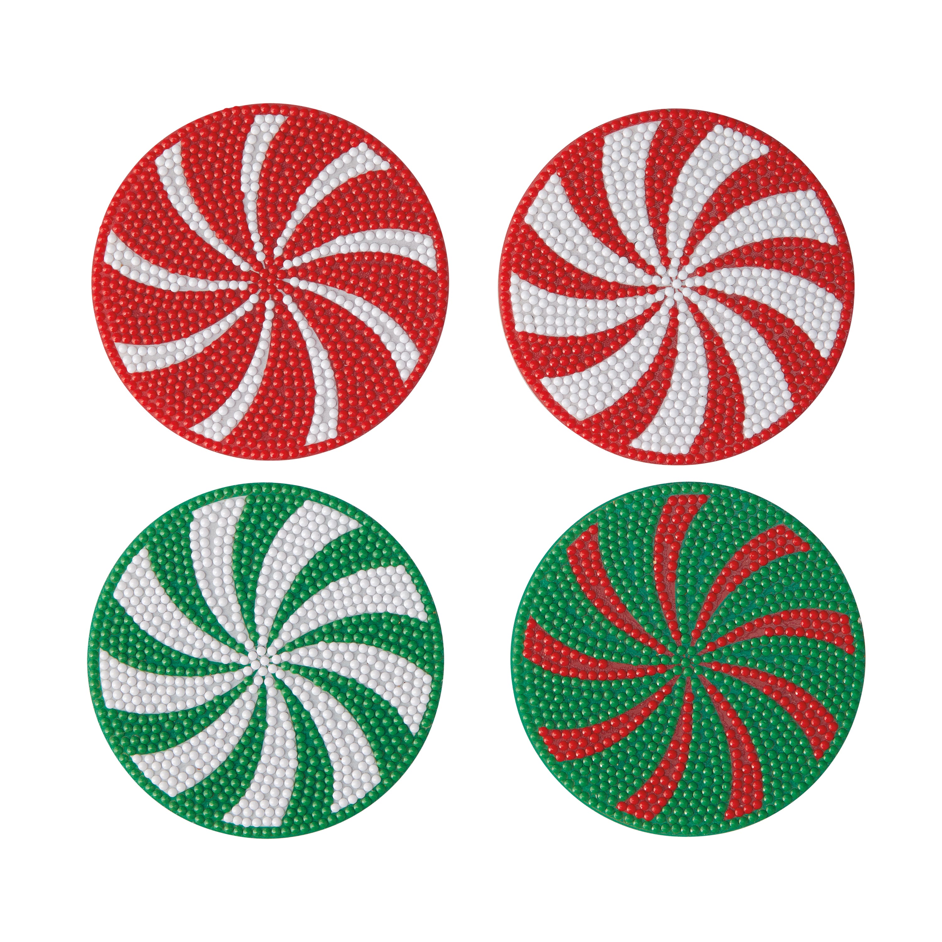 Christmas Candy Diamond Art Coaster Kit by Make Market&#xAE;