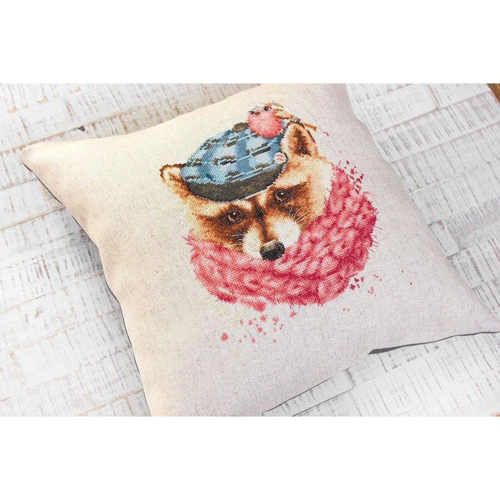 Luca-s Pillow Counted Cross-Stitch Kit