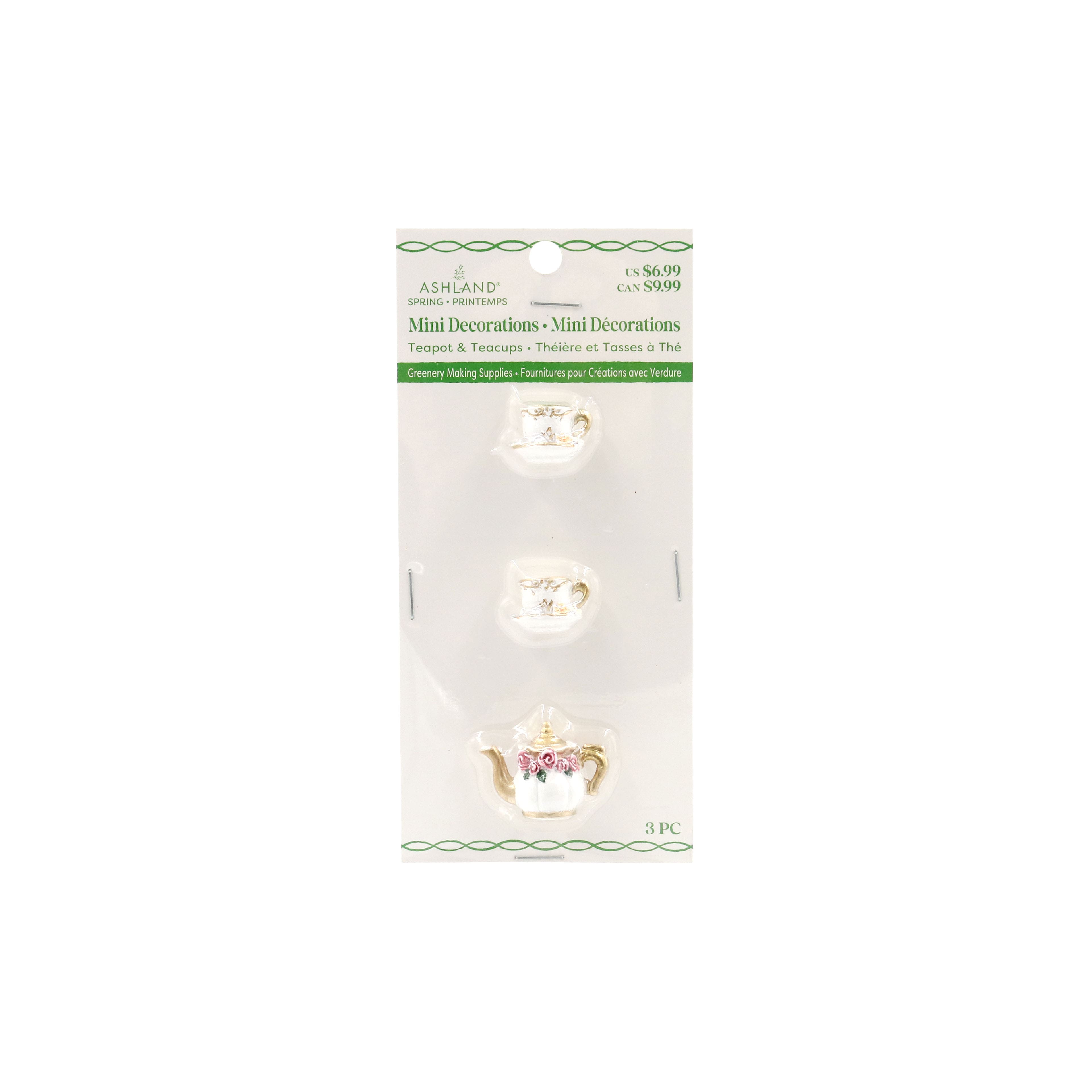 Mini Teapot &#x26; Teacups by Ashland&#xAE;