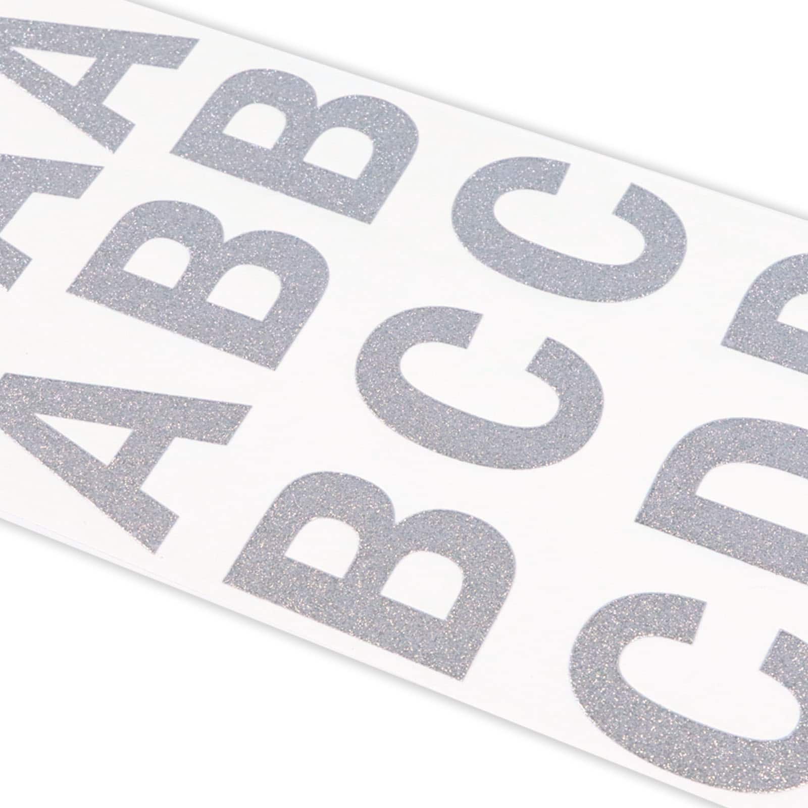 Silver Glitter Alphabet Stickers by Recollections&#x2122;