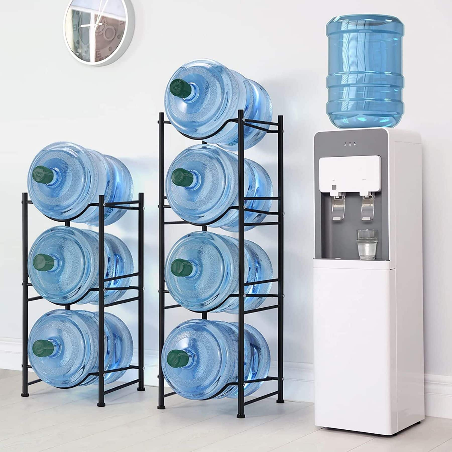 41&#x22; 5-Gallon Water Jug Holder Storage Rack