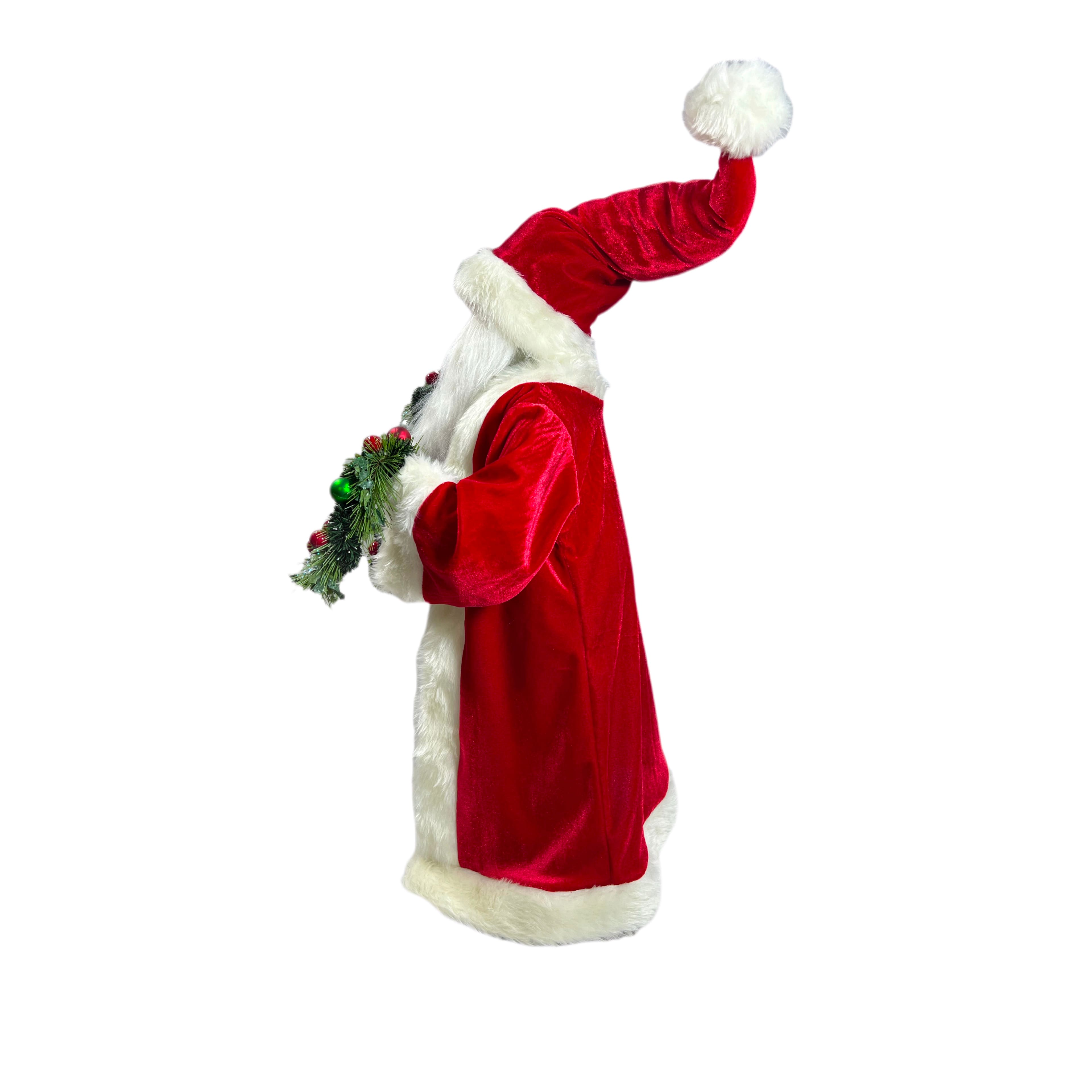 24&#x22; Santa with Toy Bag &#x26; Garland Tabletop D&#xE9;cor by Ashland&#xAE;