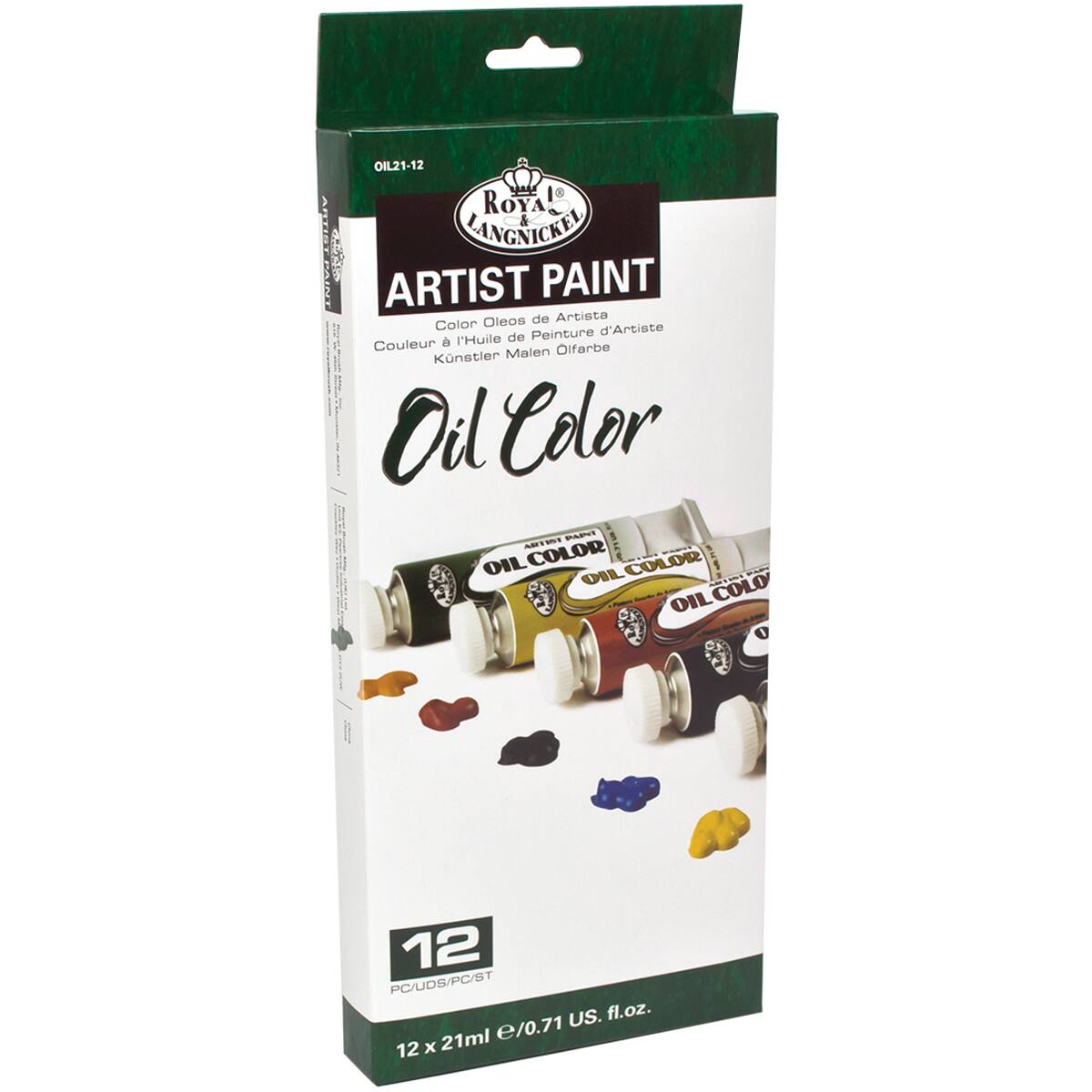 Royal & Langnickel® Artist Color 12 Color Oil Paint Set Oil Paint
