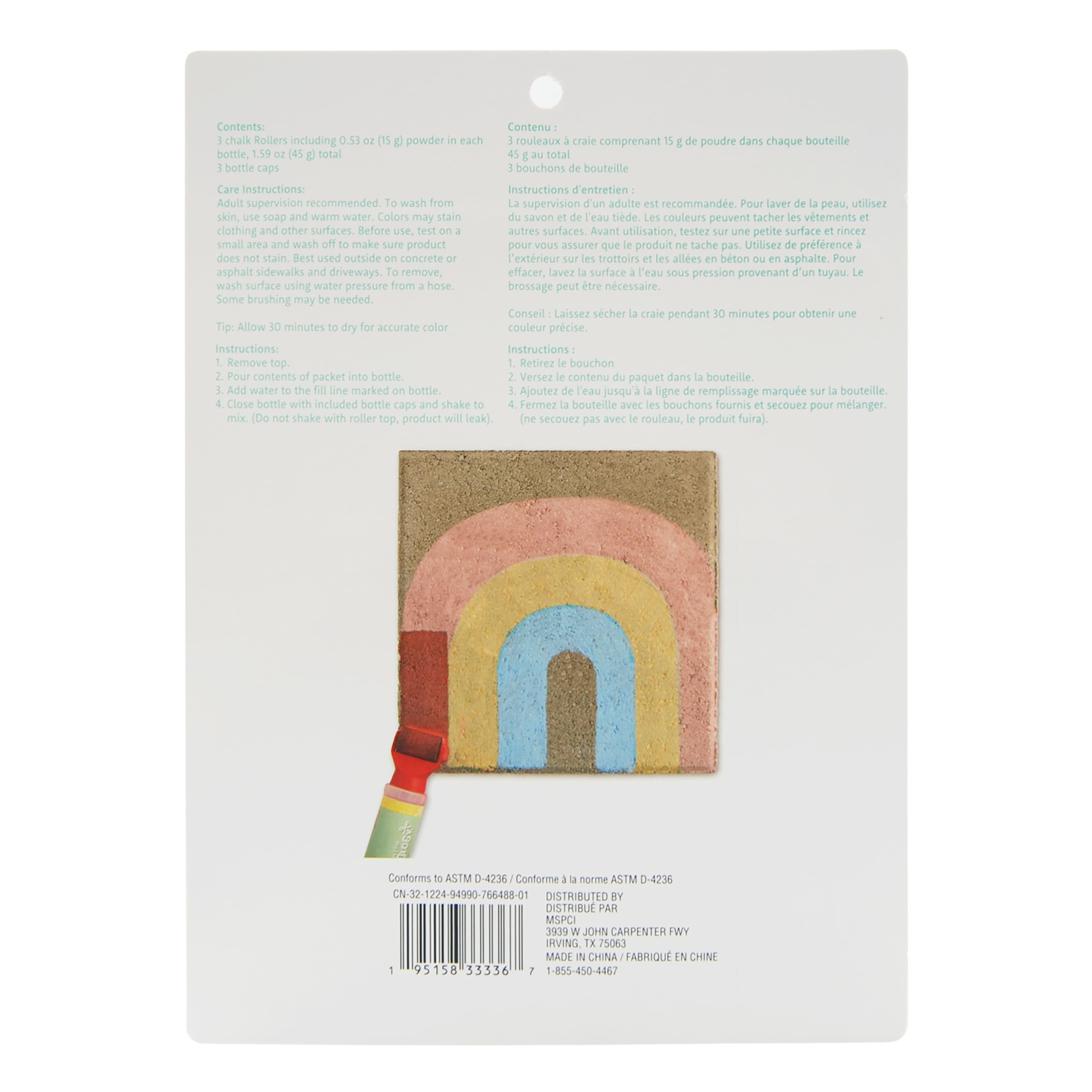 Primary Colour Chalk Paint Roller Set by Creatology&#x2122;