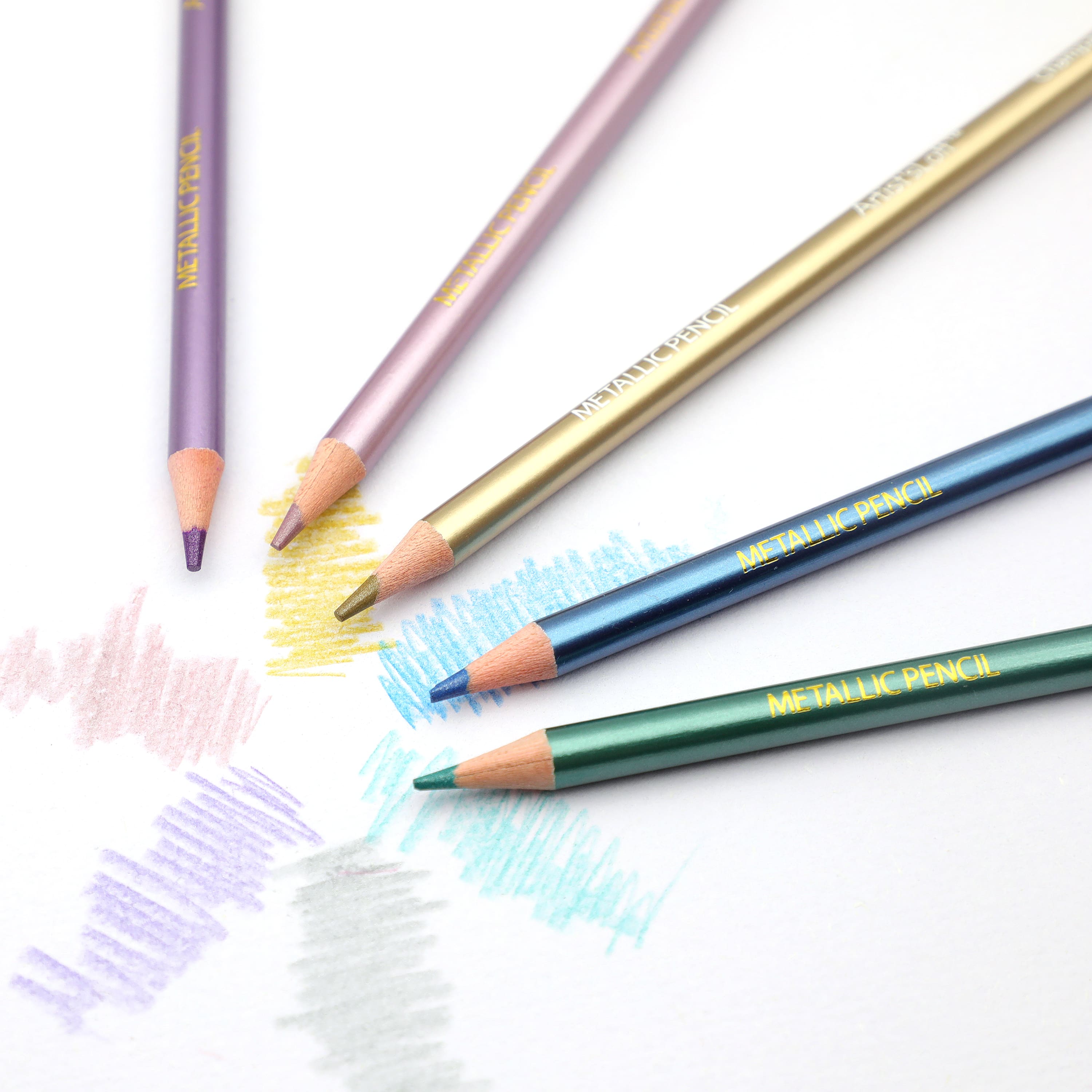 12 Packs: 12 ct. (144 total) Metallic Colored Pencils by Artist's Loft™