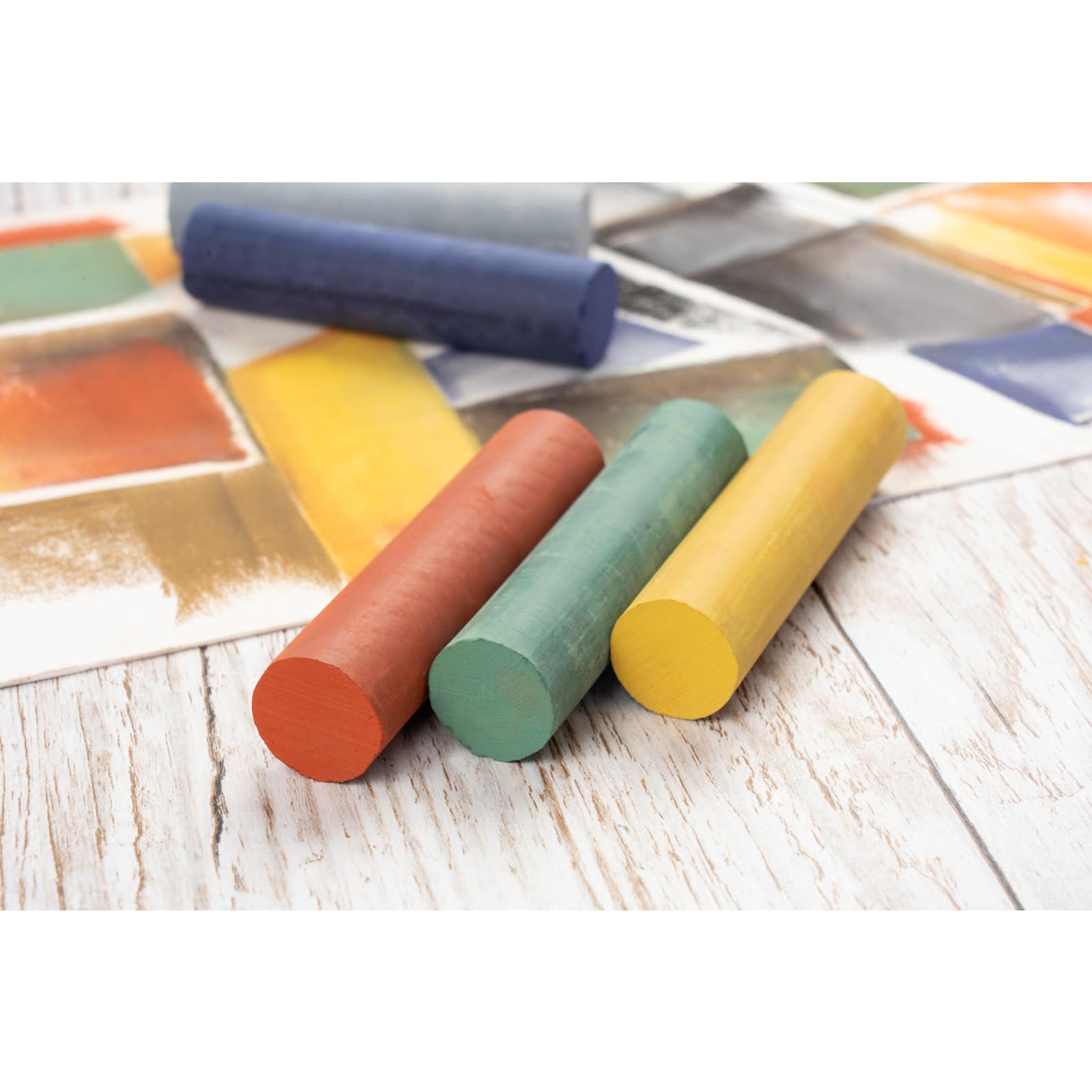 colored charcoal sticks