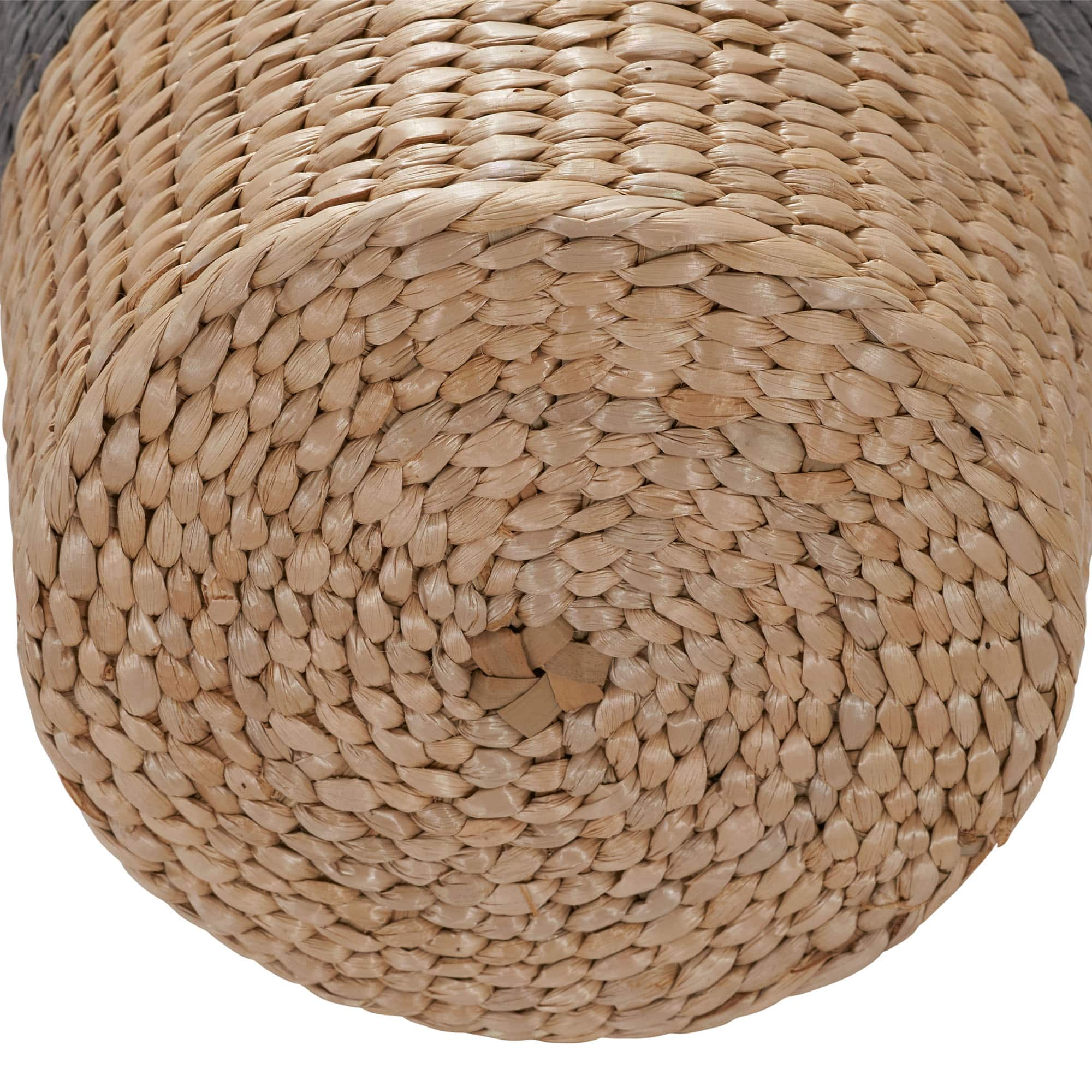 Household Essentials Woven Cattail Waste Basket