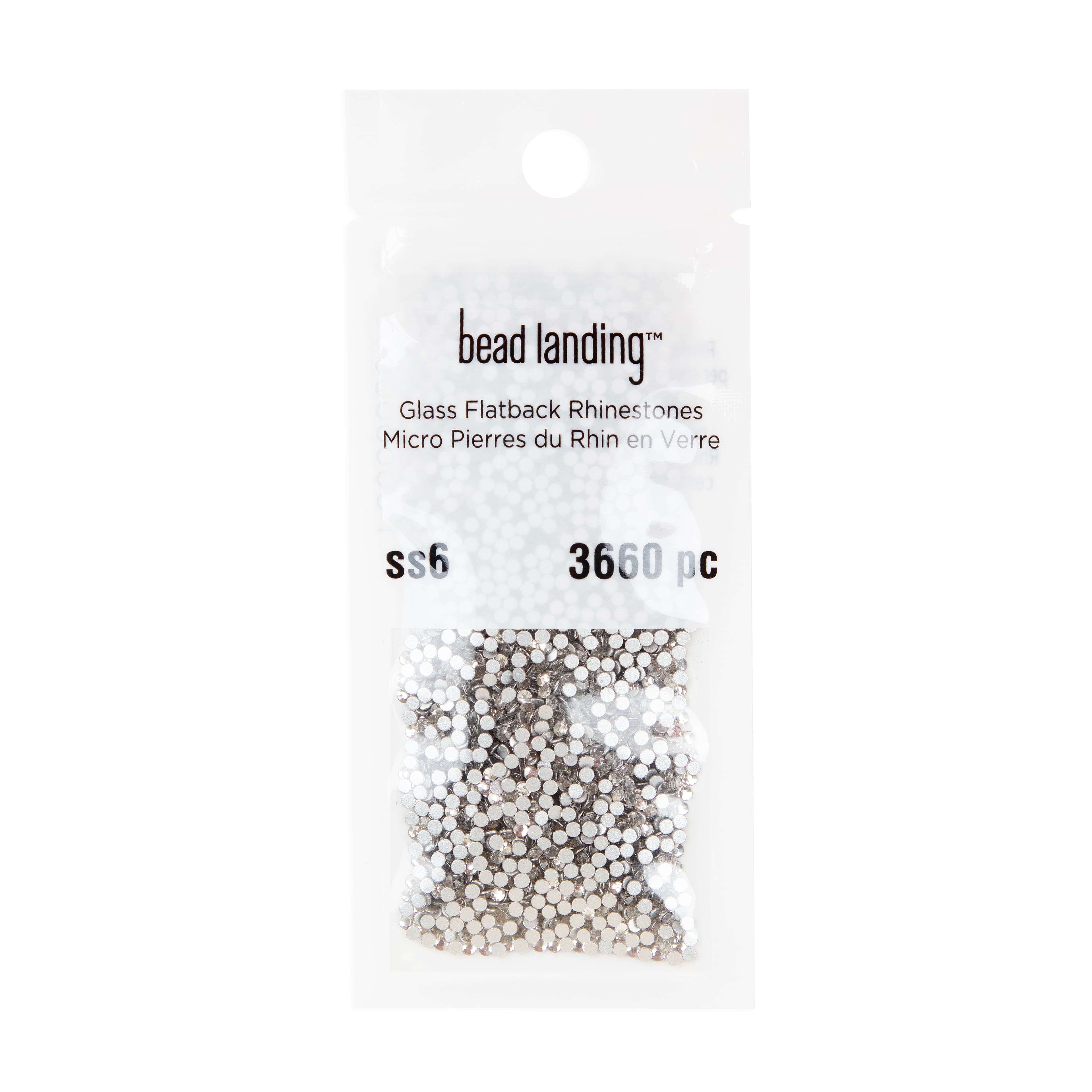 12 Pack: SS6 Glass Flatback Rhinestones by Bead Landing™