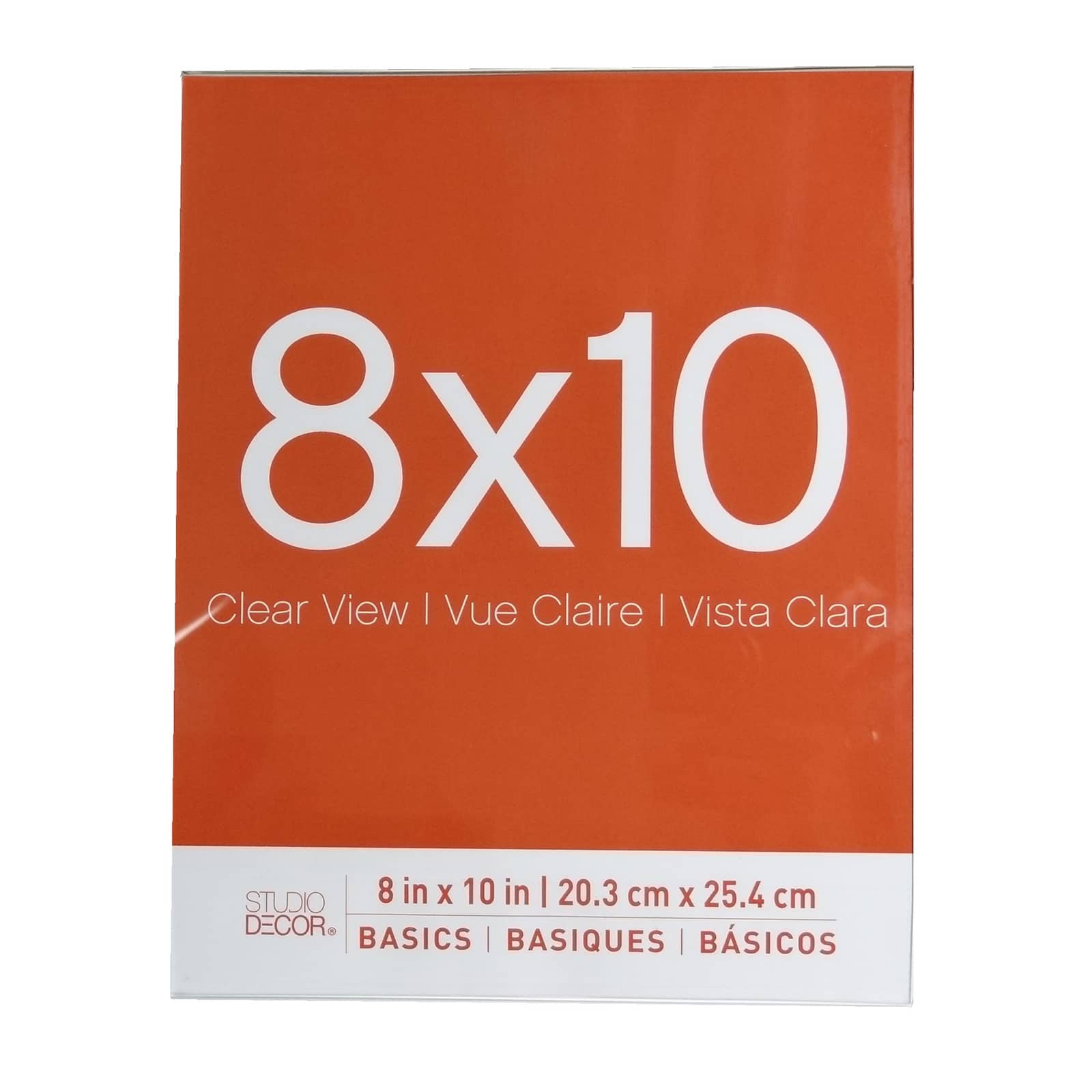 12 Pack: Acrylic Bent Vertical 8" x 10" Frame, Basics by Studio Décor®