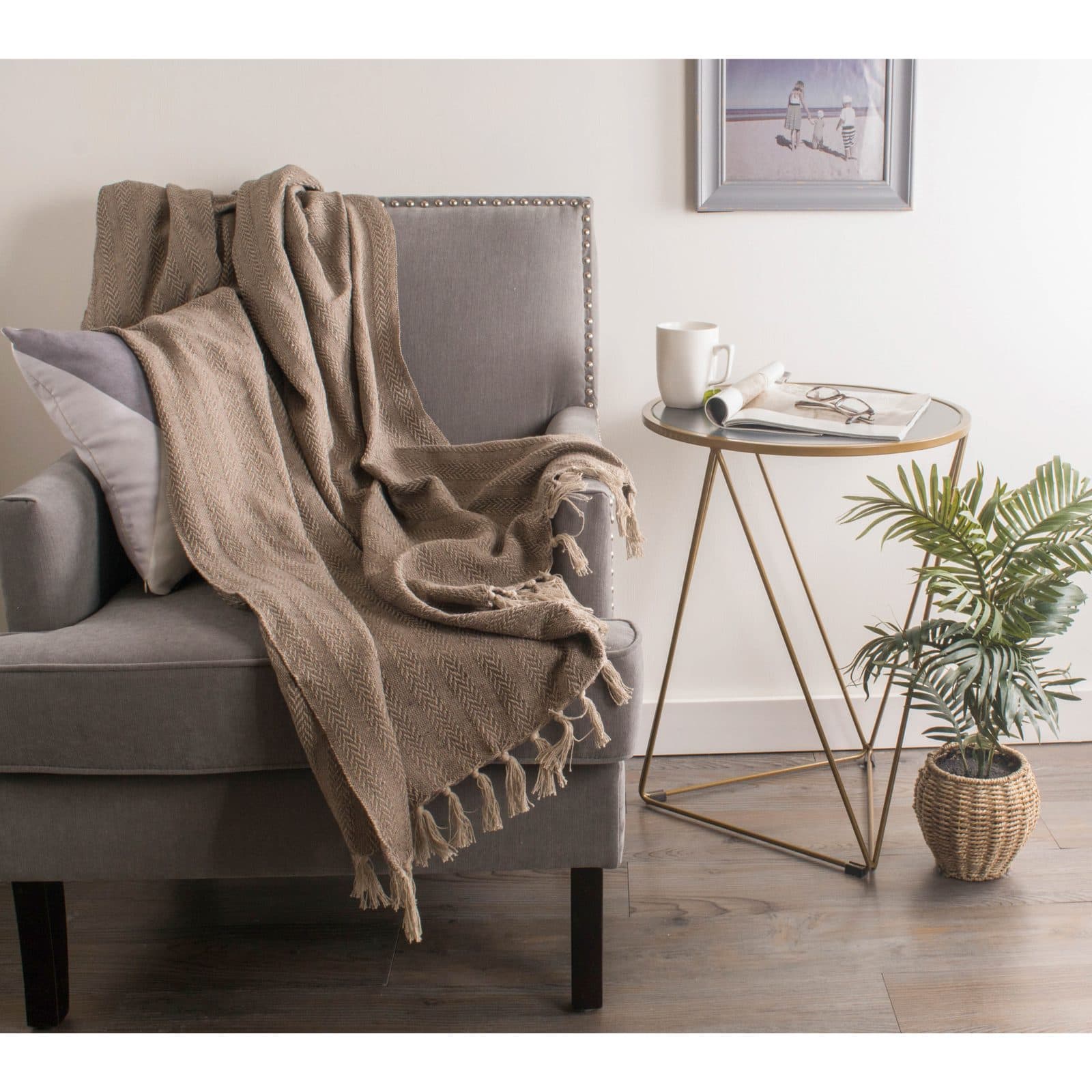 DII&#xAE; Stone Tonal Textured Throw