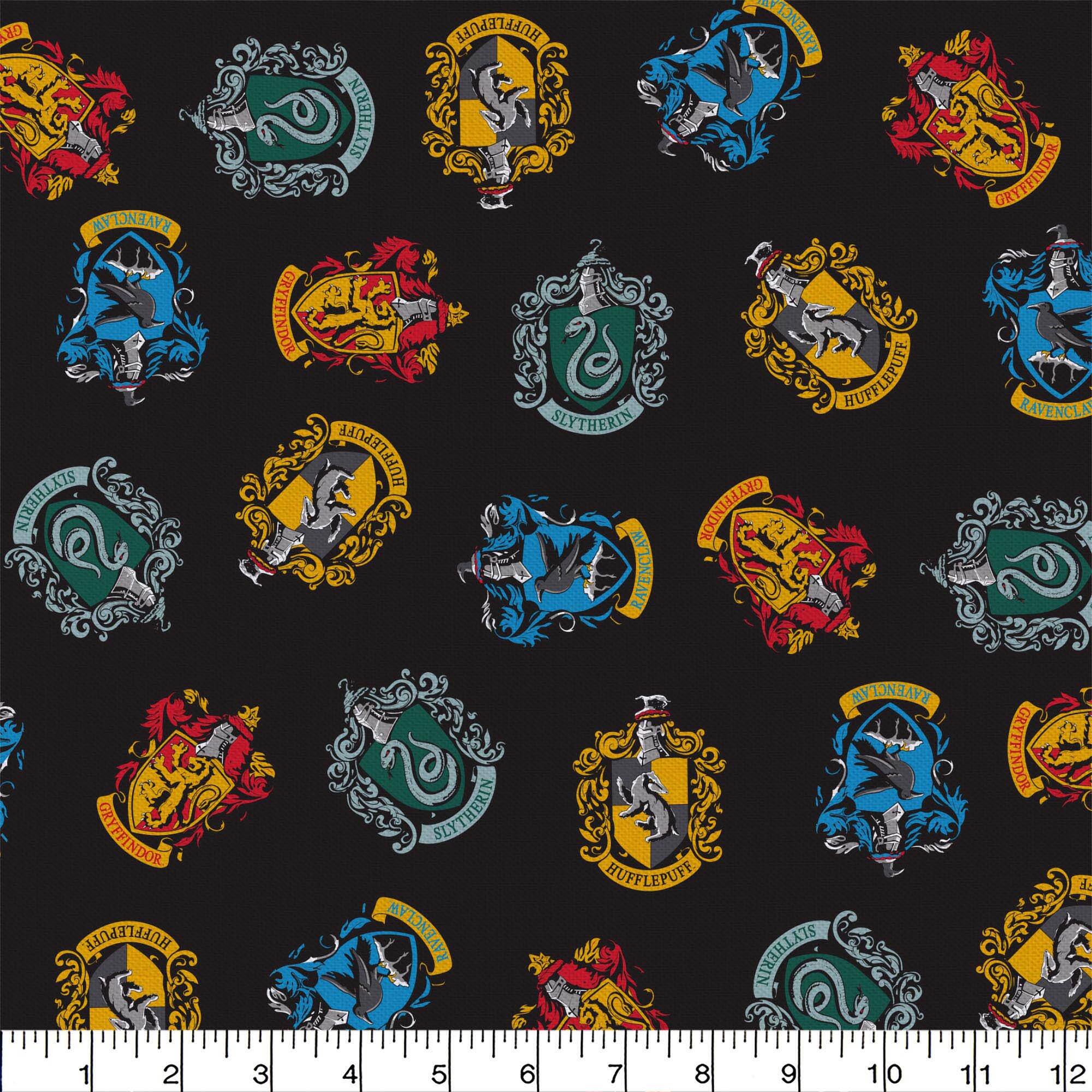 Camelot Fabrics Harry Potter School Crest Cotton Precut, 4ct.