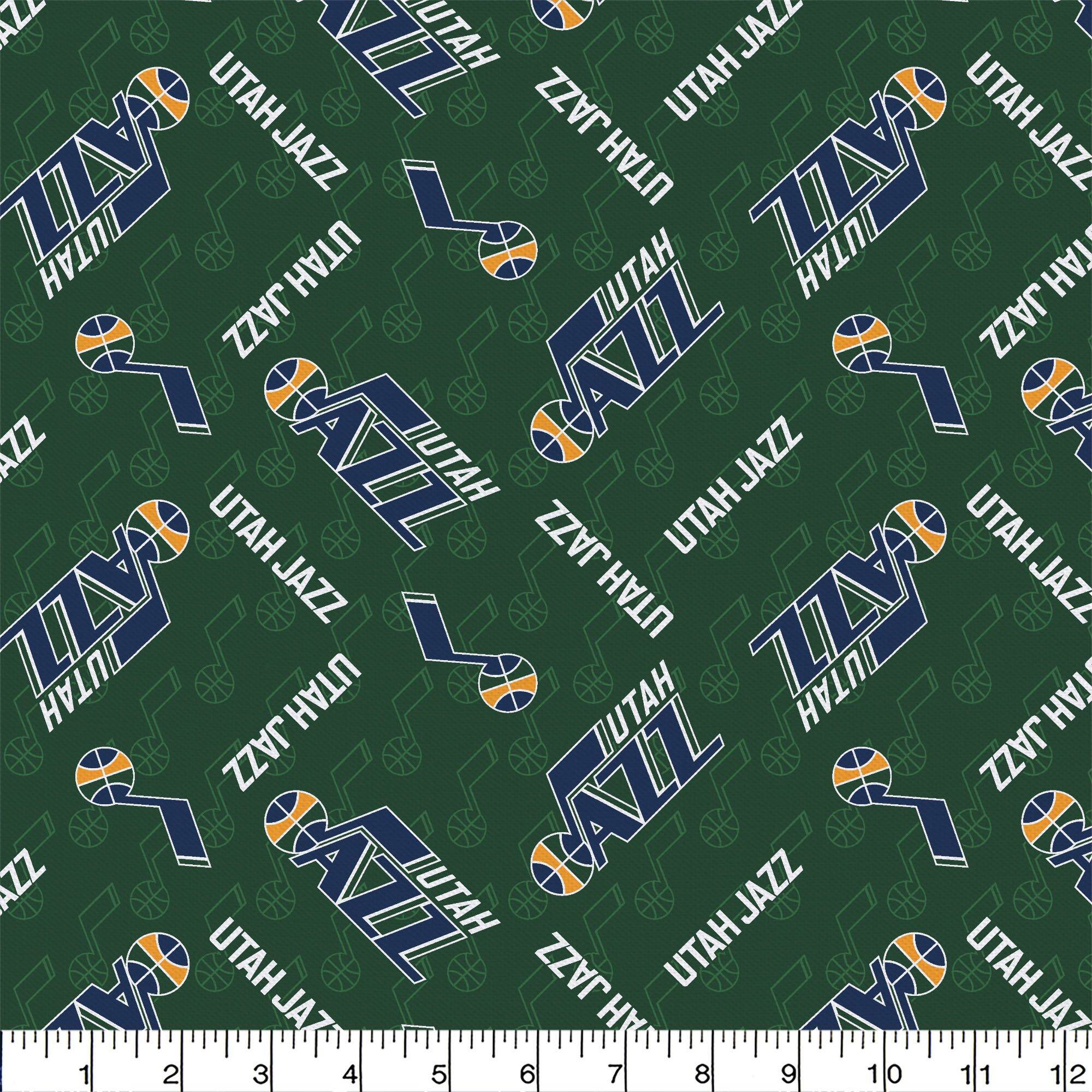 Camelot Fabrics NBA Utah Jazz Cotton Precut Fabric Bundle