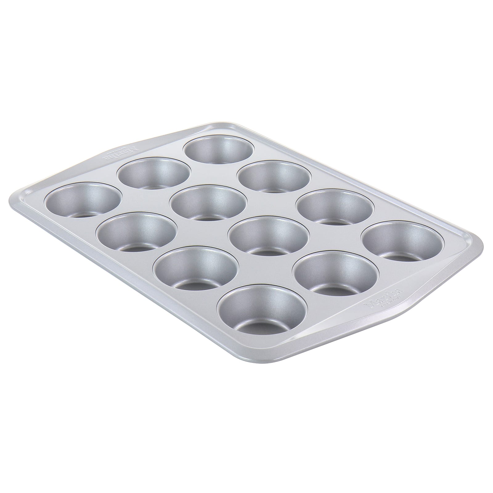 Recycled stainless steel muffin tin for 12 muffins