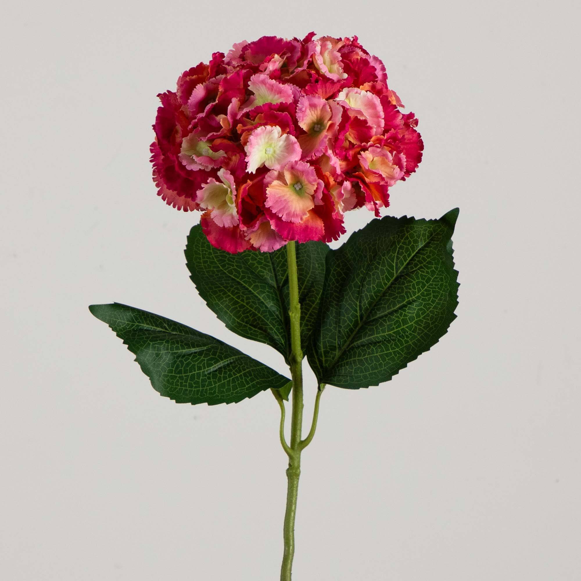 30&#x22; Pink Hydrangea Flower Stems, 3ct.