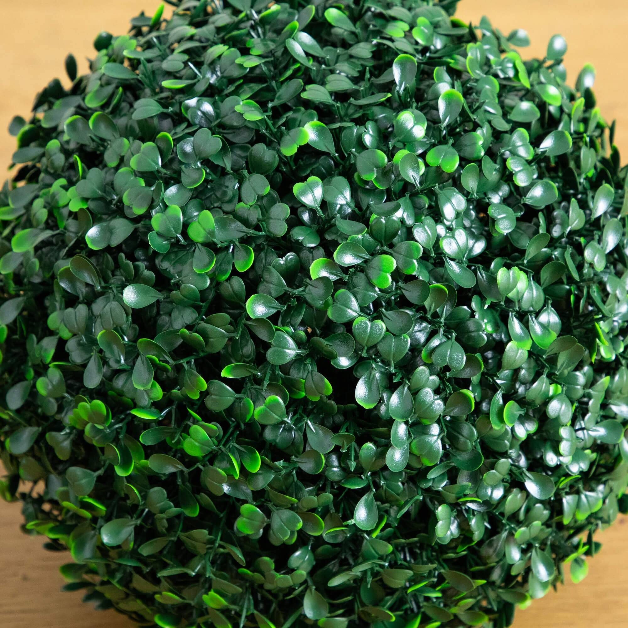 8in. UV Resistant Artificial Boxwood Ball (Indoor/Outdoor) - Set of 4
