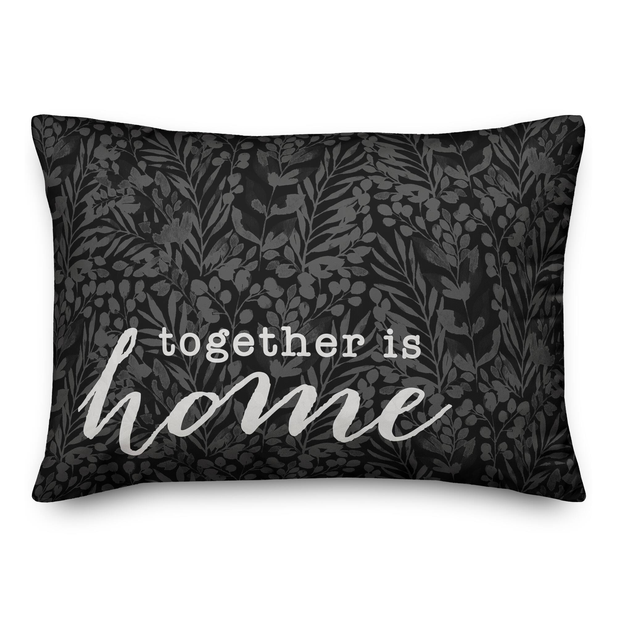 20" x 14" Together Is Home Throw Pillow