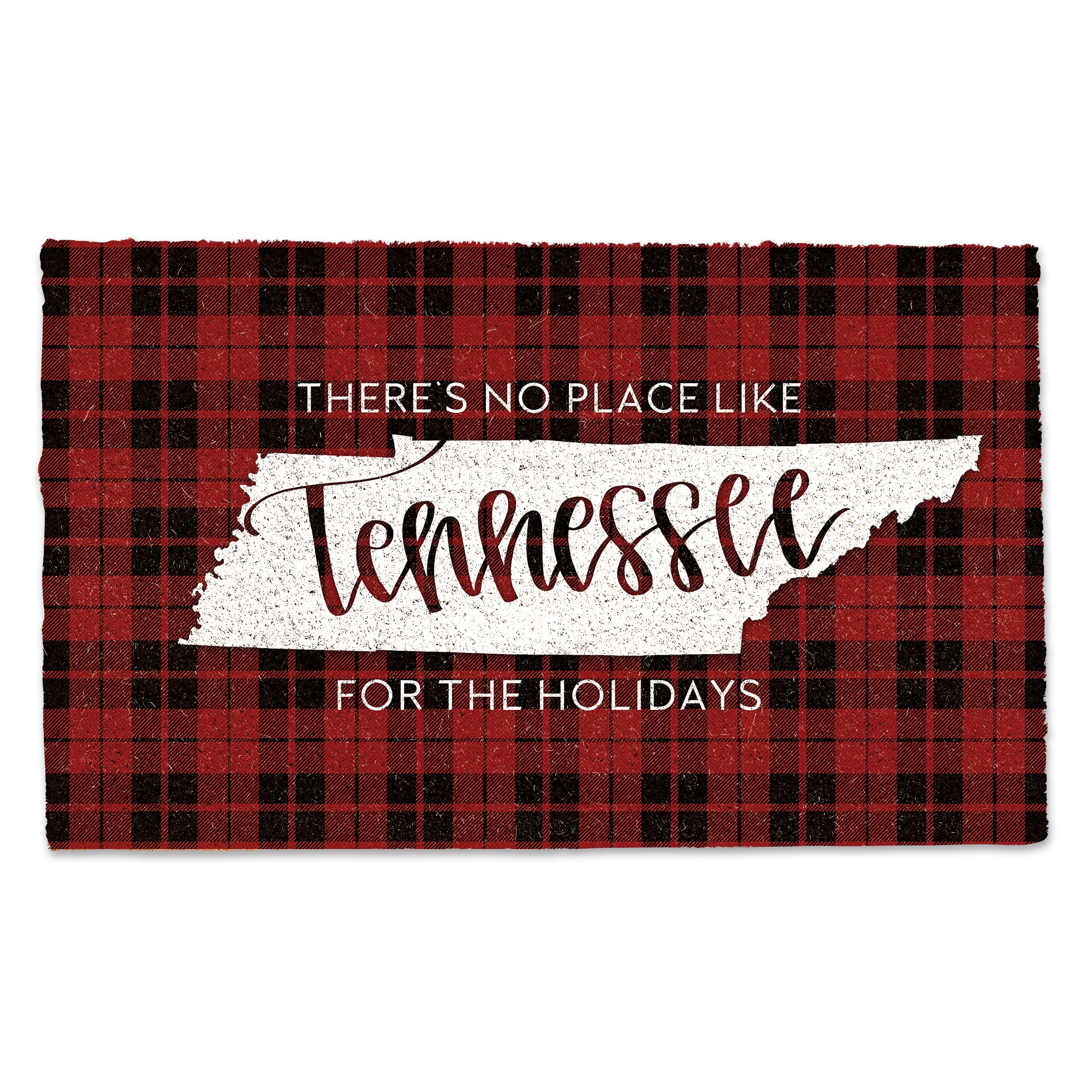 There's No Place Like Tennessee for the Holidays Doormat