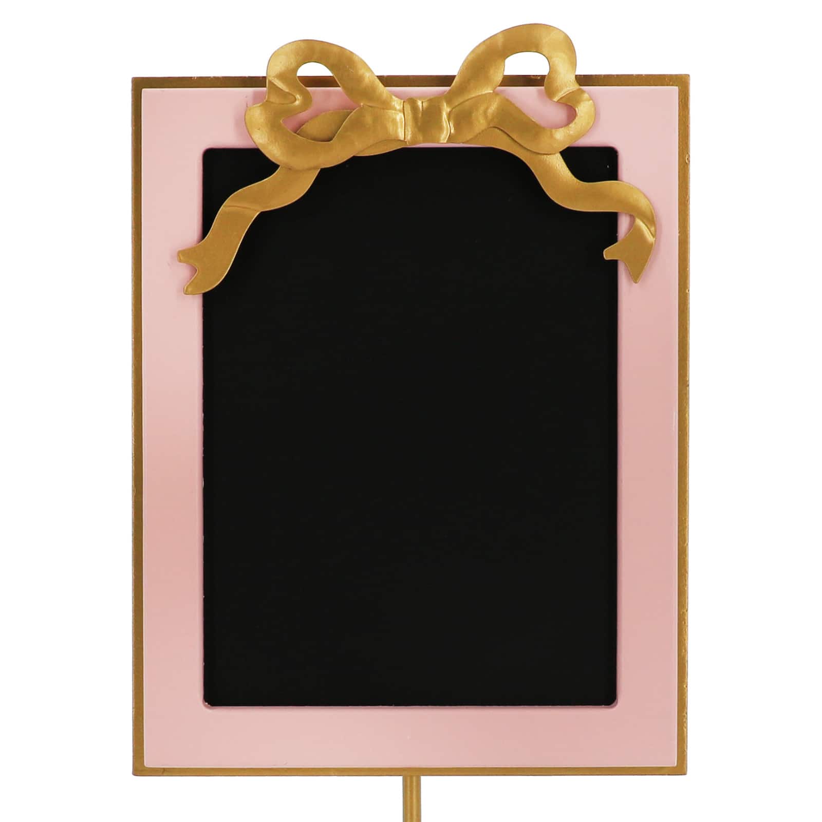 12&#x22; Pink &#x26; Gold Tabletop Chalkboard D&#xE9;cor by Ashland&#xAE;