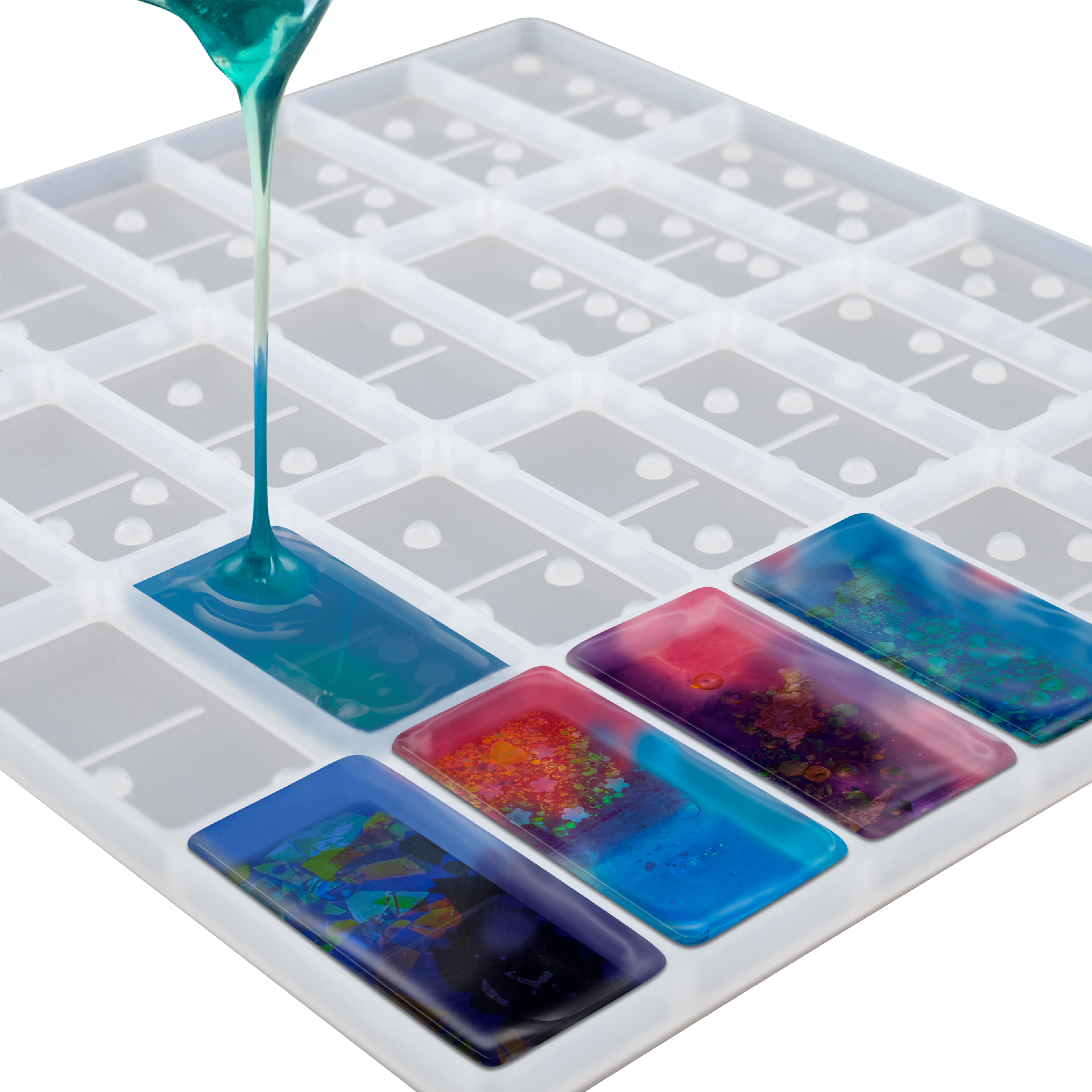 6 Pack: Dominoes Silicone Mold by Craft Smart®